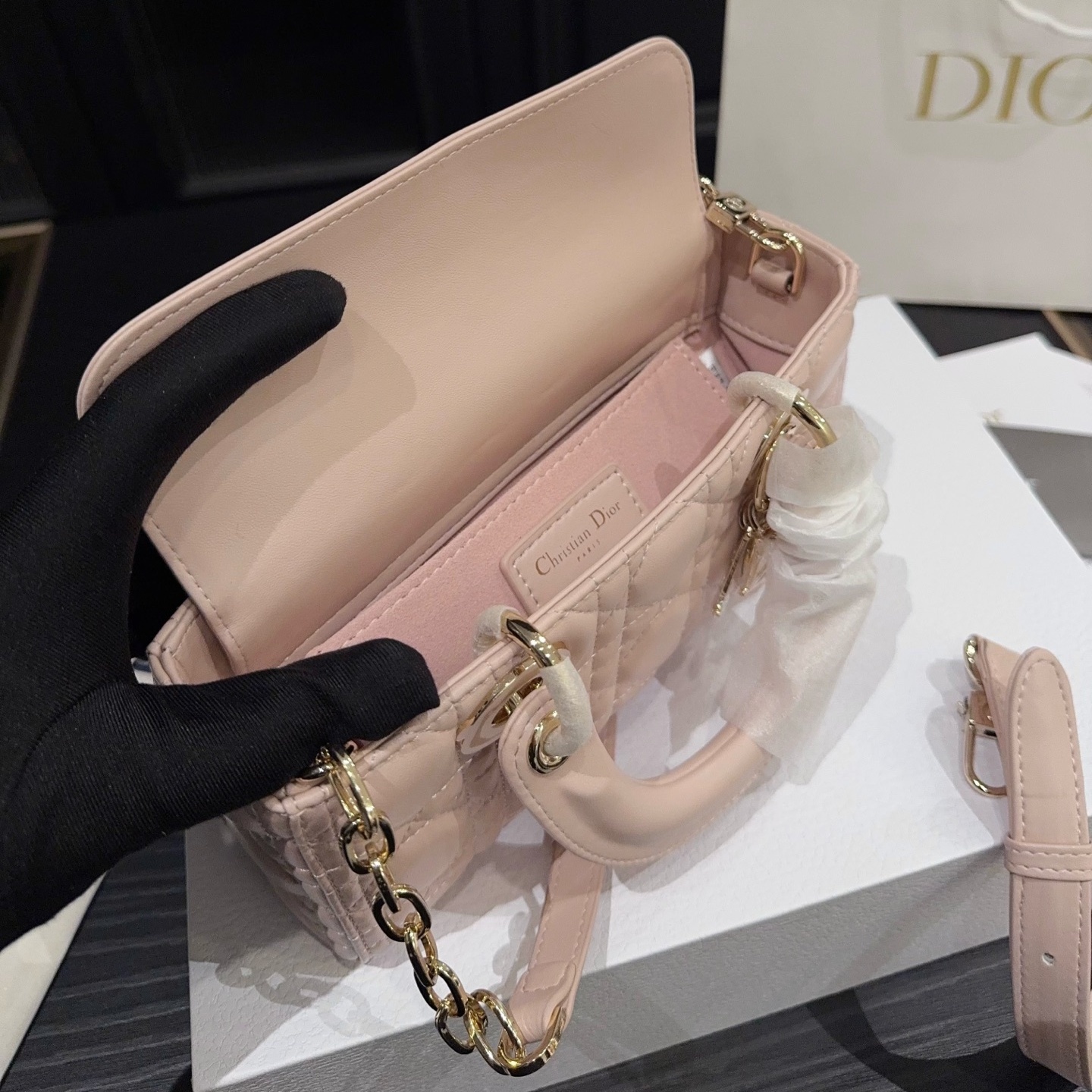 DIOR Small Lady D-Joy Bag - LuxuryEva