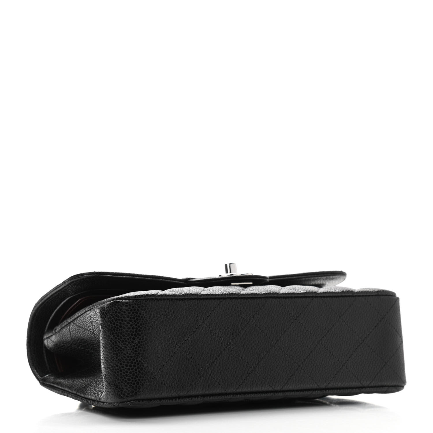 Caviar Quilted Small Double Flap Black - LuxuryEva
