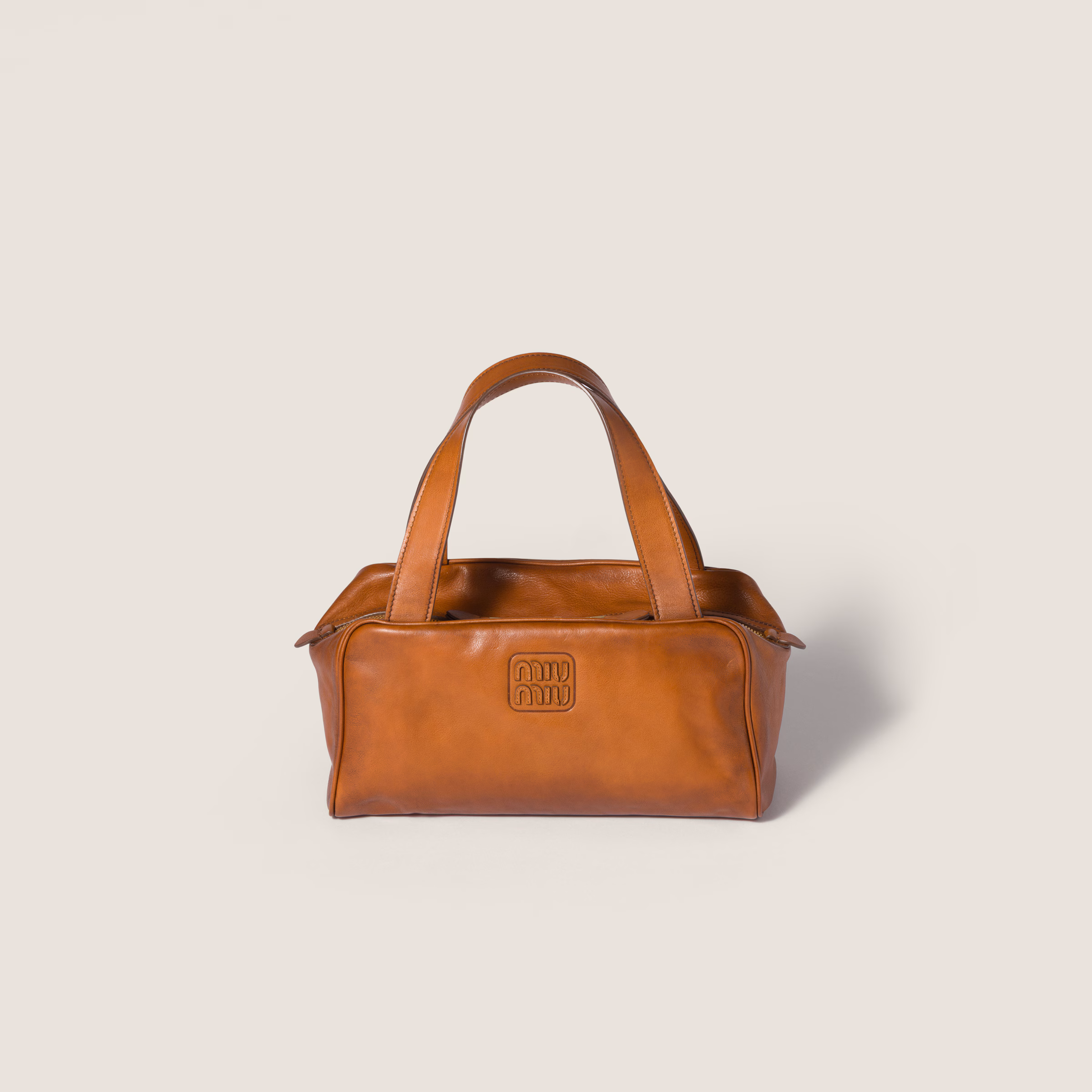 MIUMIU Leather top-handle bag - LuxuryEva