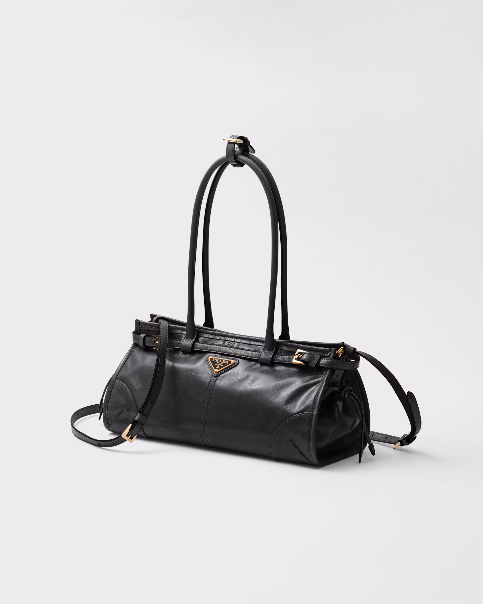 Prada Bonnie medium leather handbag - LuxuryEva