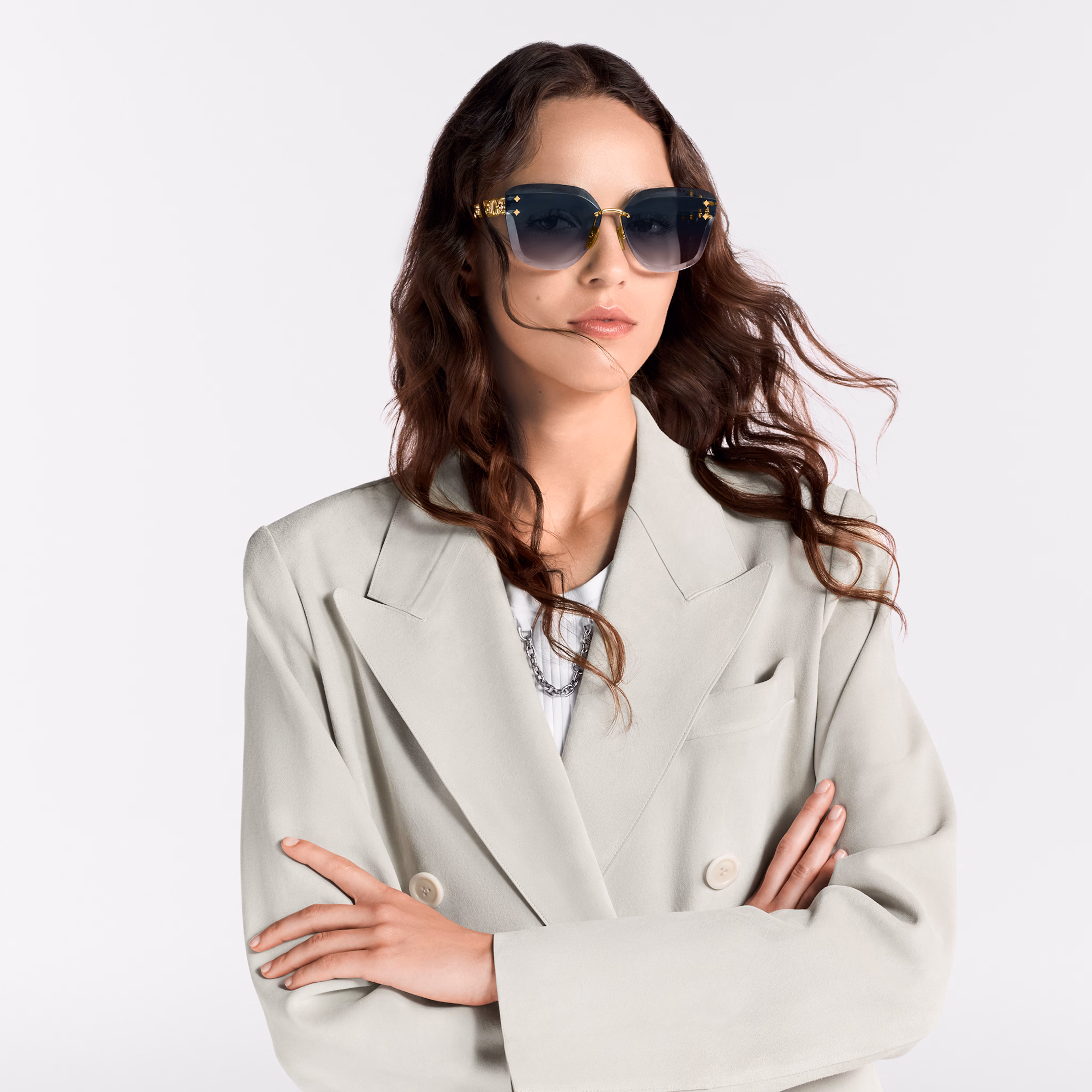 LV Jewel Cat Eye Sunglasses Z1626U - LuxuryEva