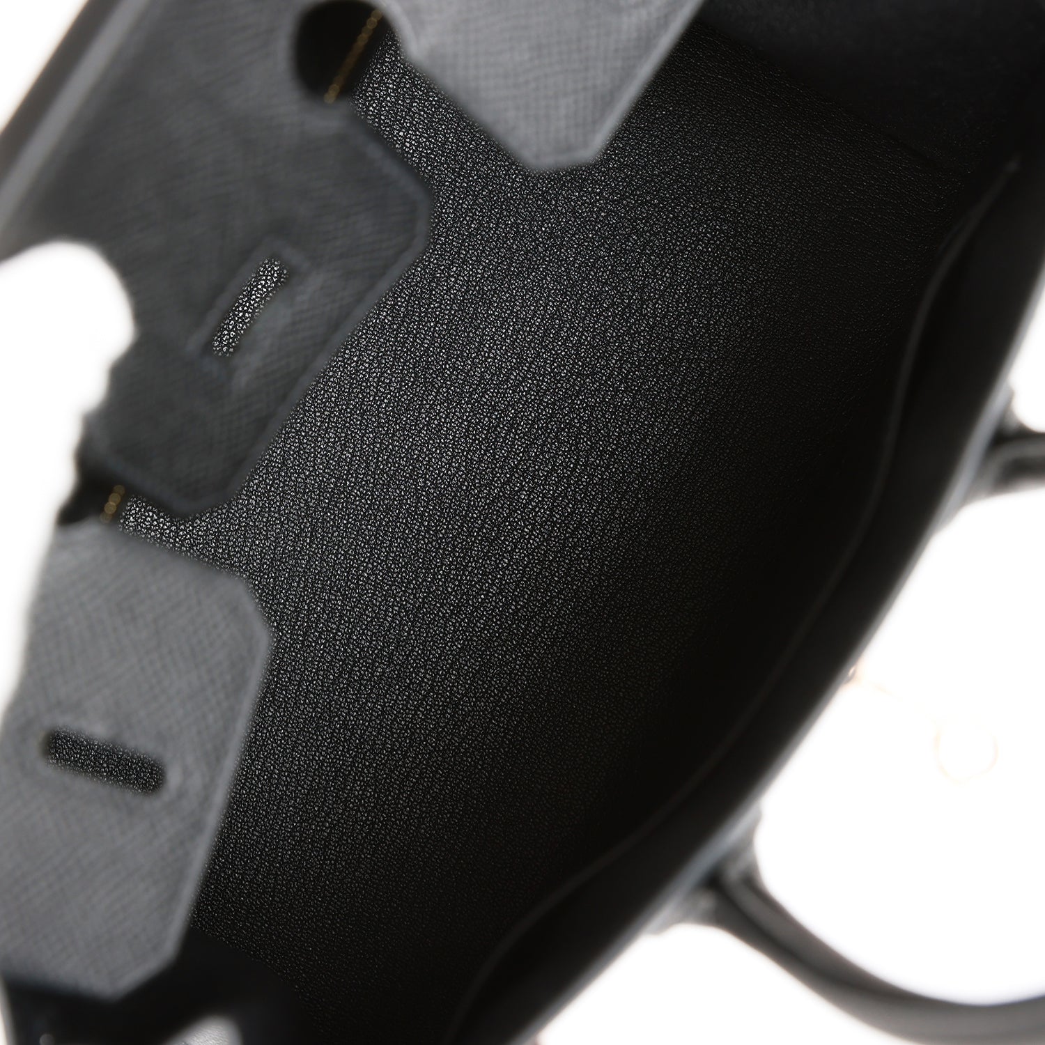 Hermes Birkin Sellier 25 Black Epsom Rose Gold Hardware - LuxuryEva