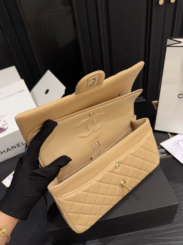 Chanel Classic Flap Bag – Caramel with Gold Hardware - LuxuryEva
