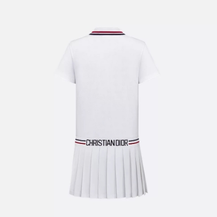 Dior Vibe Short Pleated Polo Dress - LuxuryEva
