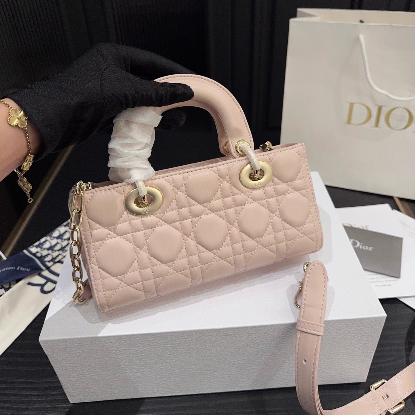 DIOR Small Lady D-Joy Bag - LuxuryEva