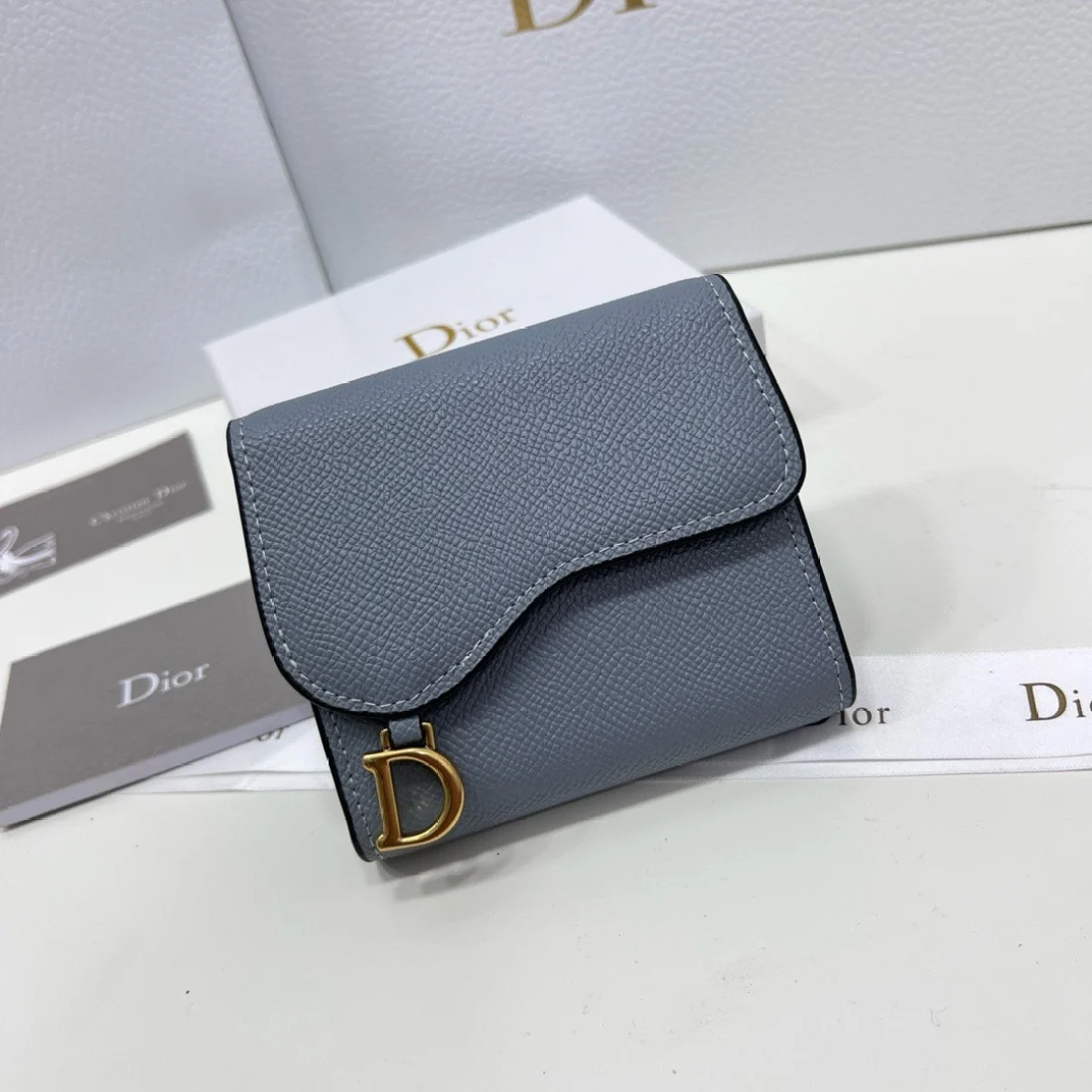 Dior saddle Three Fold Wallet - LuxuryEva