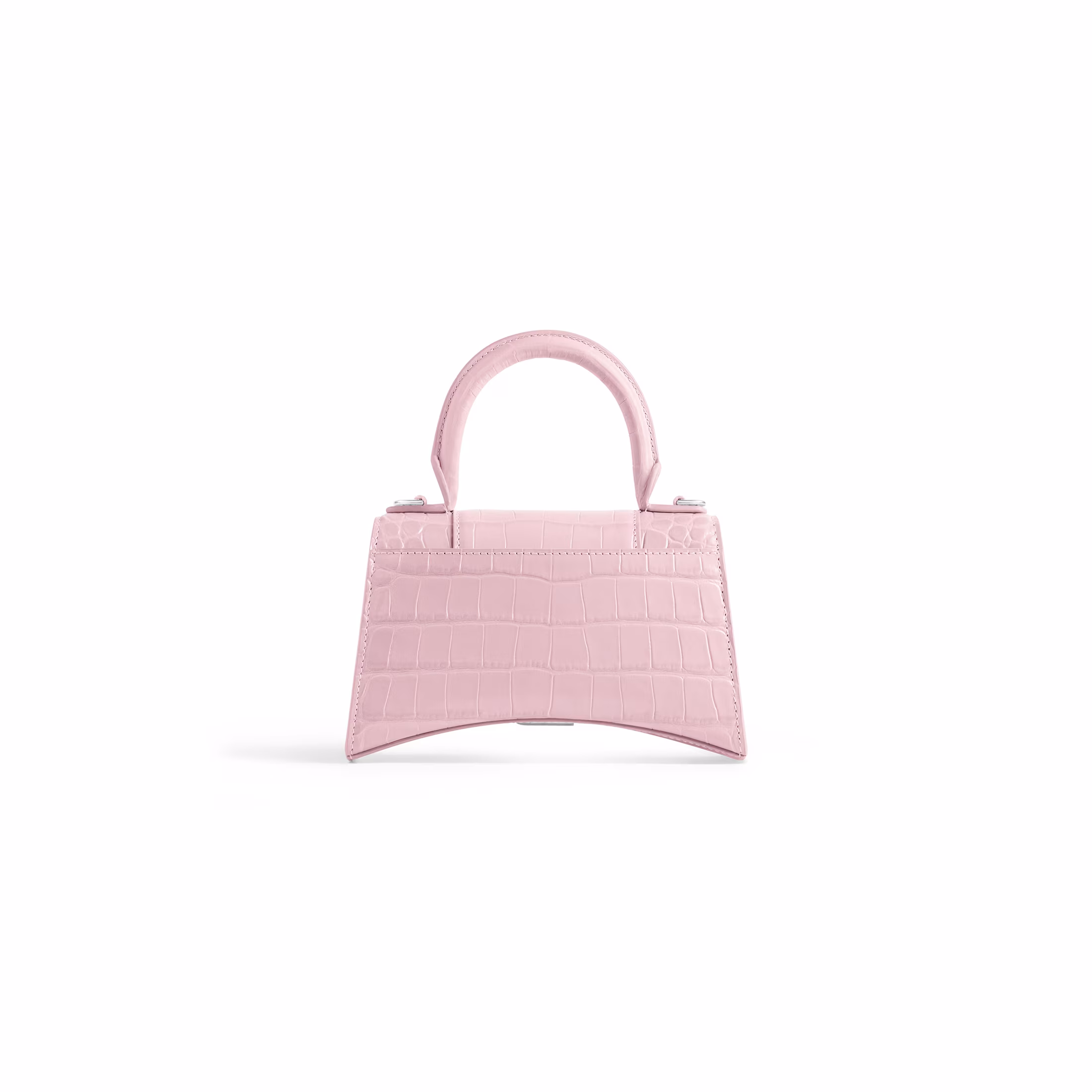 Balenciaga WOMEN'S HOURGLASS HANDBAG XS IN PINK - LuxuryEva