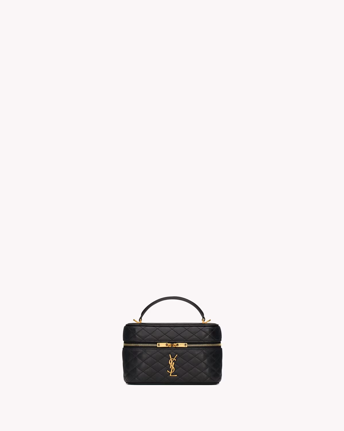 YSL GABY vanity bag in lambskin-Black - LuxuryEva