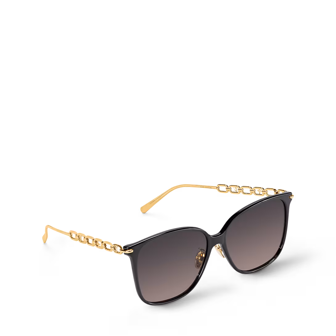 LV Z1911U My LV Chain Two Classique Square Sunglasses - LuxuryEva
