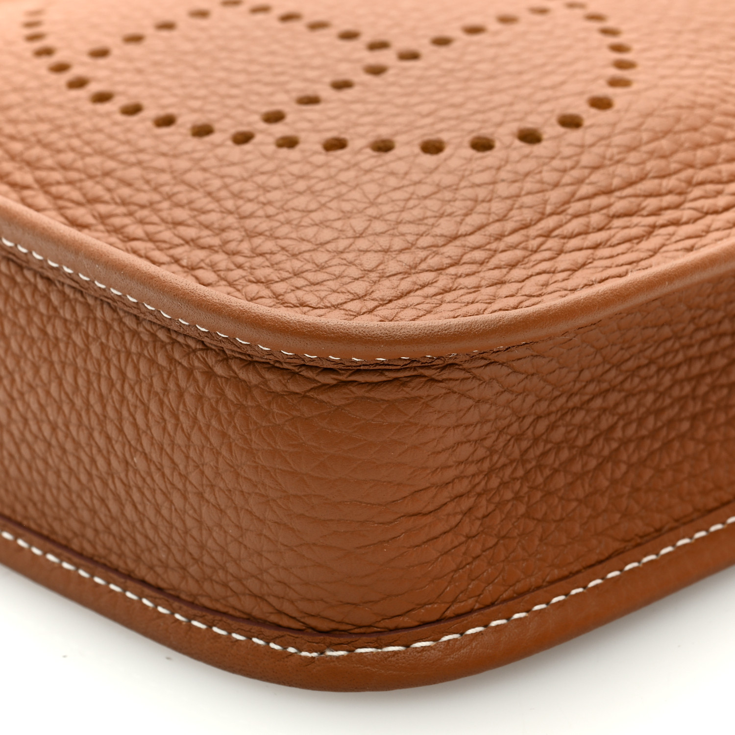 HERMES Taurillon Clemence Evelyne TPM Gold - LuxuryEva