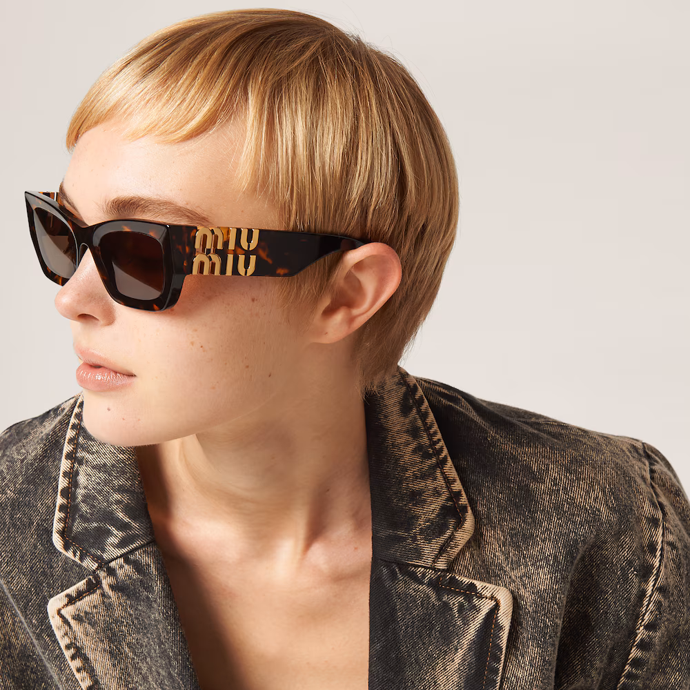 VIRTUAL TRY-ON Miu Glimpse sunglasses - LuxuryEva
