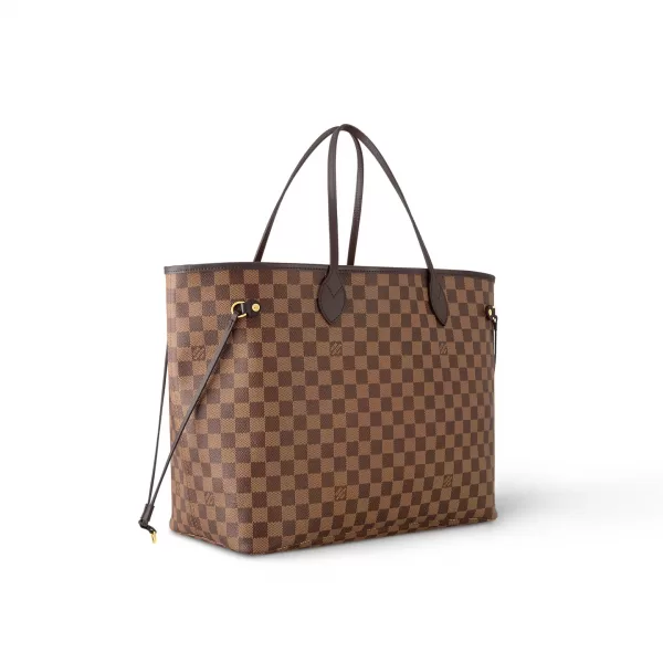 Louis Vuitton Damier Ebene Canvas Neverfull GM N40597 - LuxuryEva