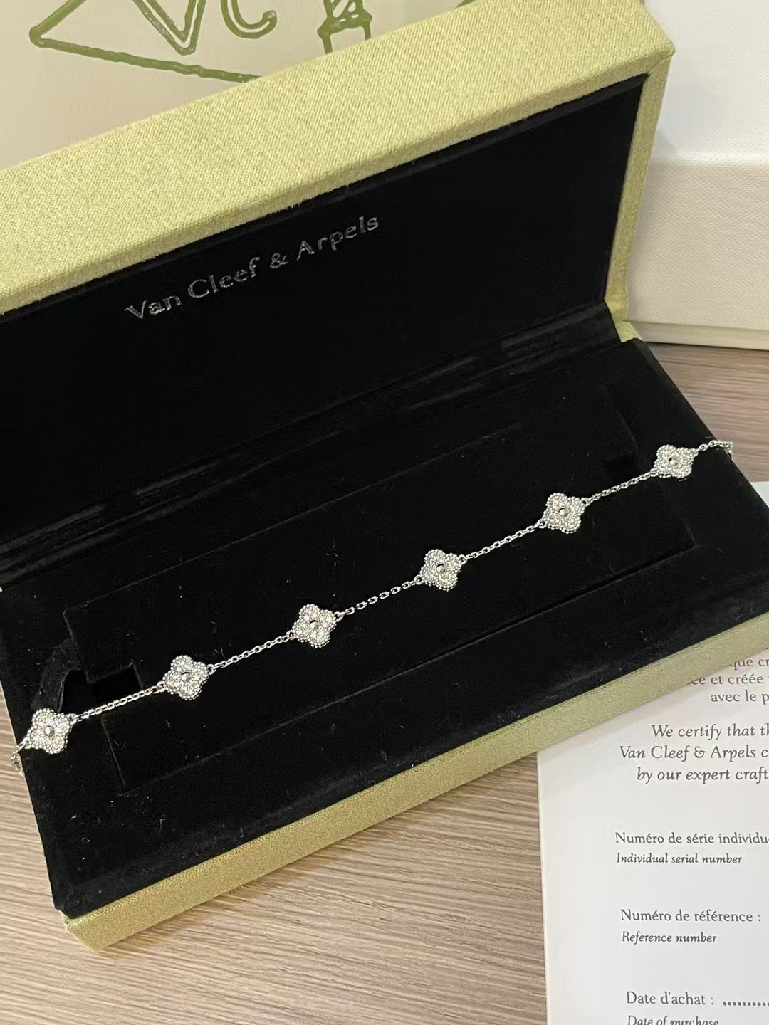 Van Cleef & Arpels Six-Motif Clover Bracelet - LuxuryEva