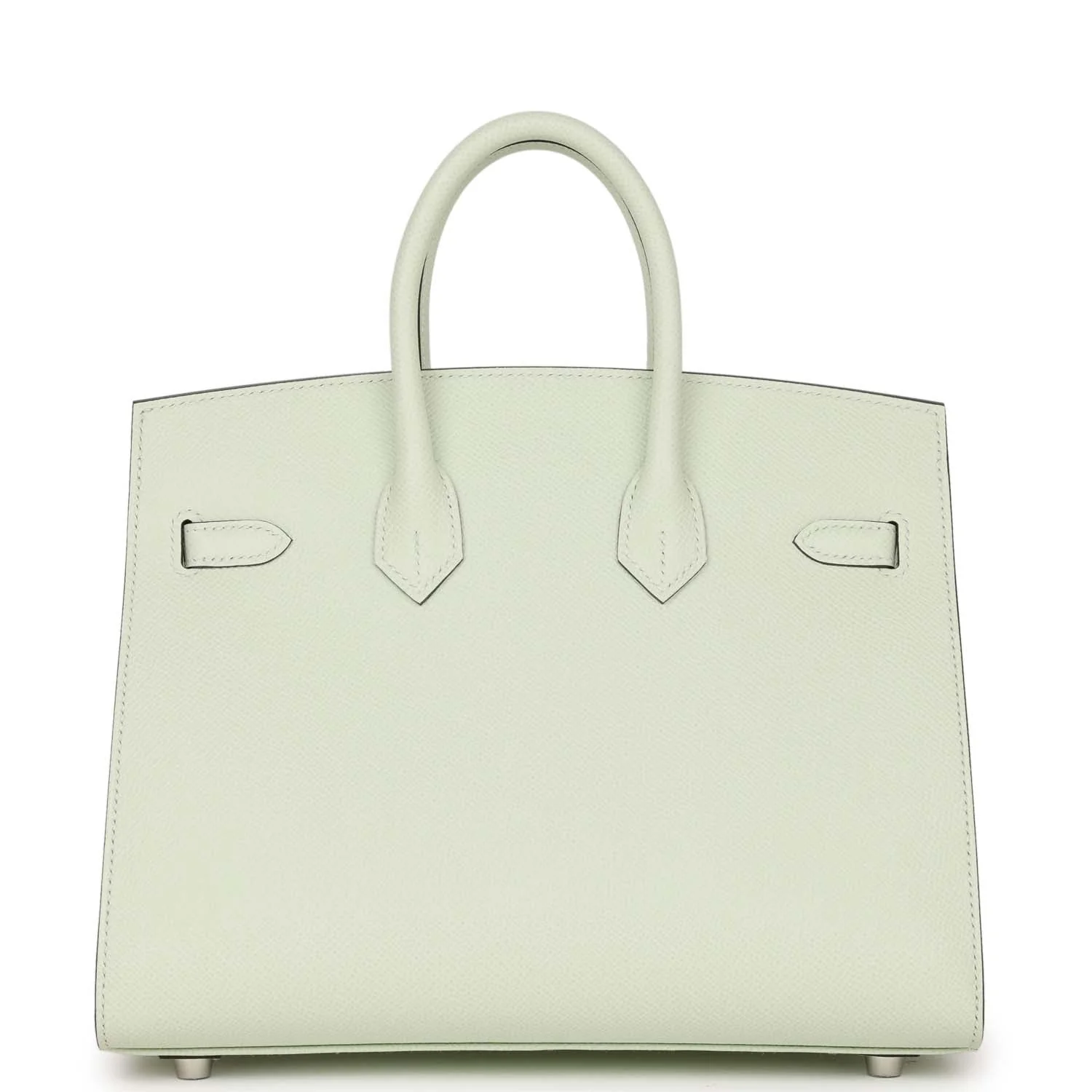 Hermes Birkin Sellier 25 Vert Fizz Epsom Palladium Hardware - LuxuryEva