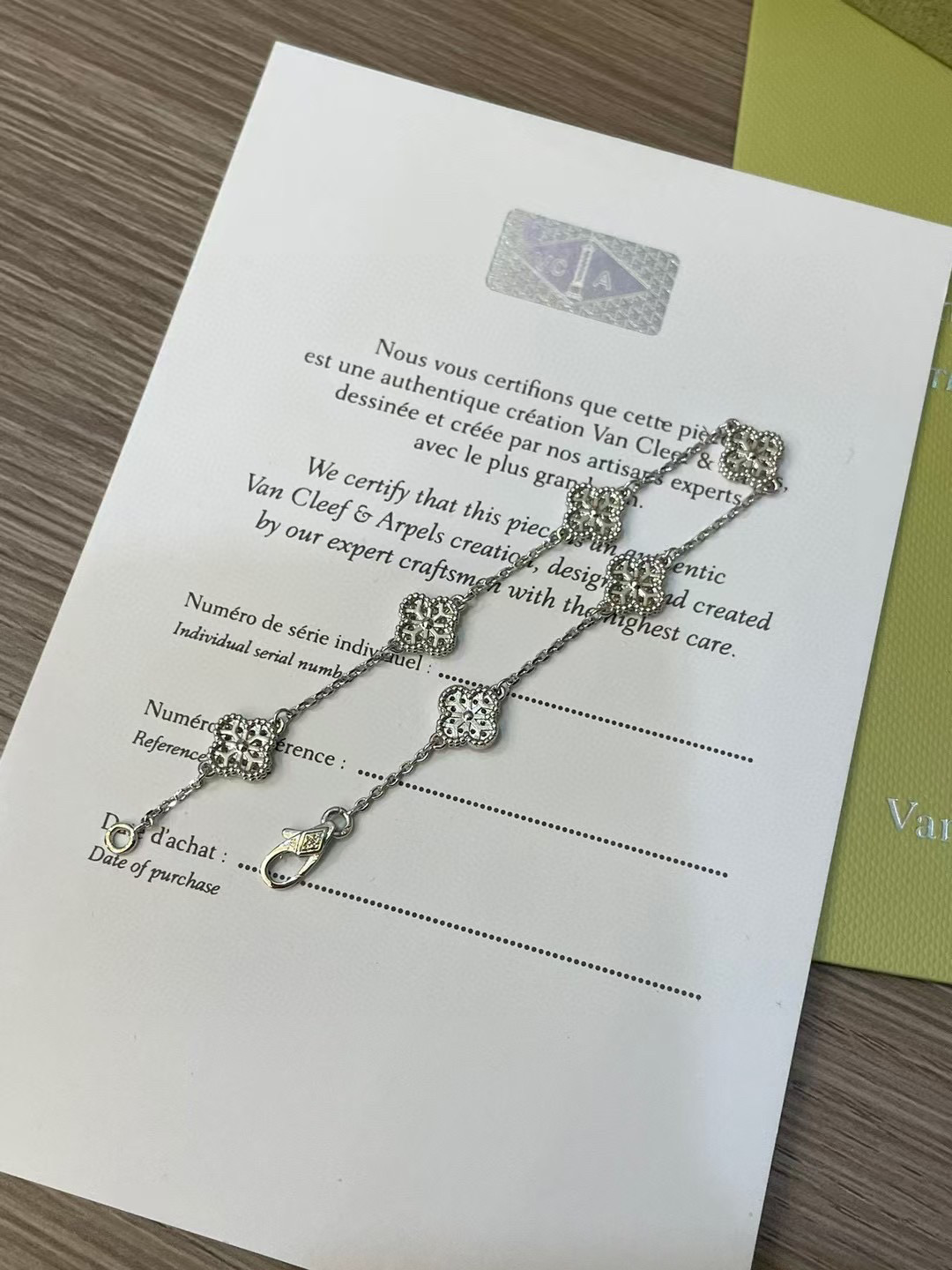 Van Cleef & Arpels Six-Motif Clover Bracelet - LuxuryEva