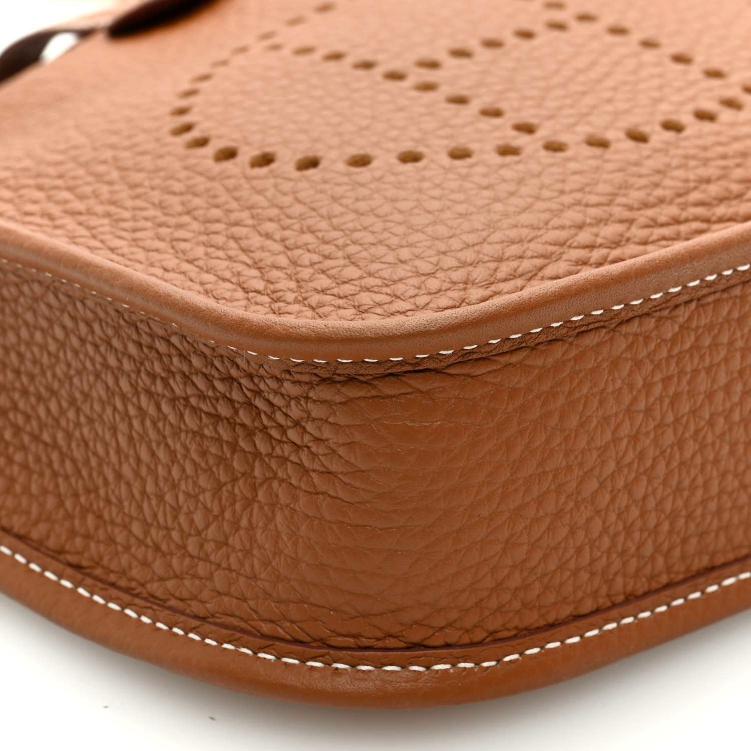 HERMES Taurillon Clemence Evelyne TPM Gold - LuxuryEva