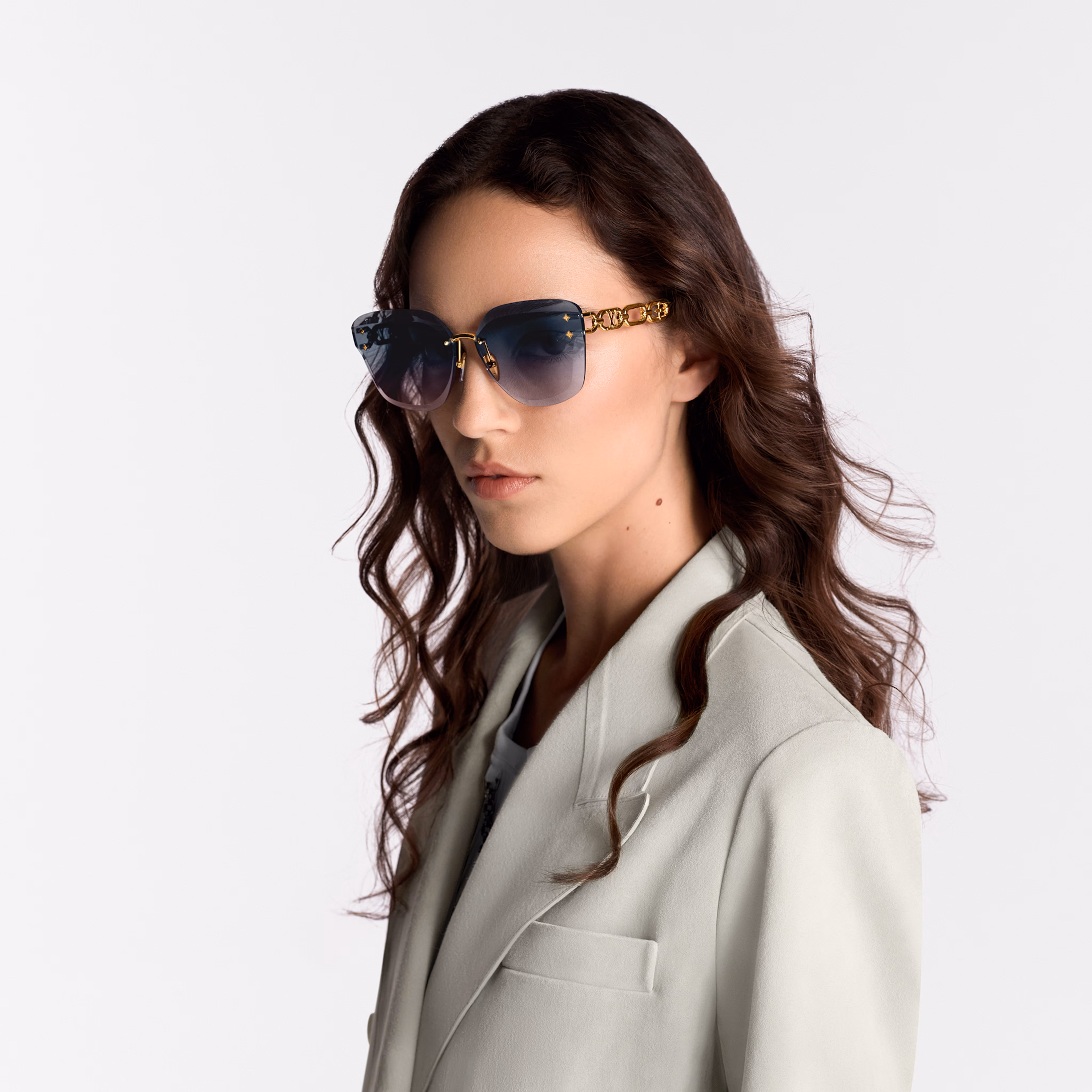 LV Jewel Cat Eye Sunglasses Z1626U - LuxuryEva