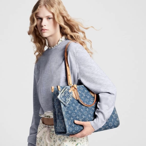 【🔥Special Offers🔥】Louis Vuitton M46871 OnTheGo MM Denim Blue - LuxuryEva