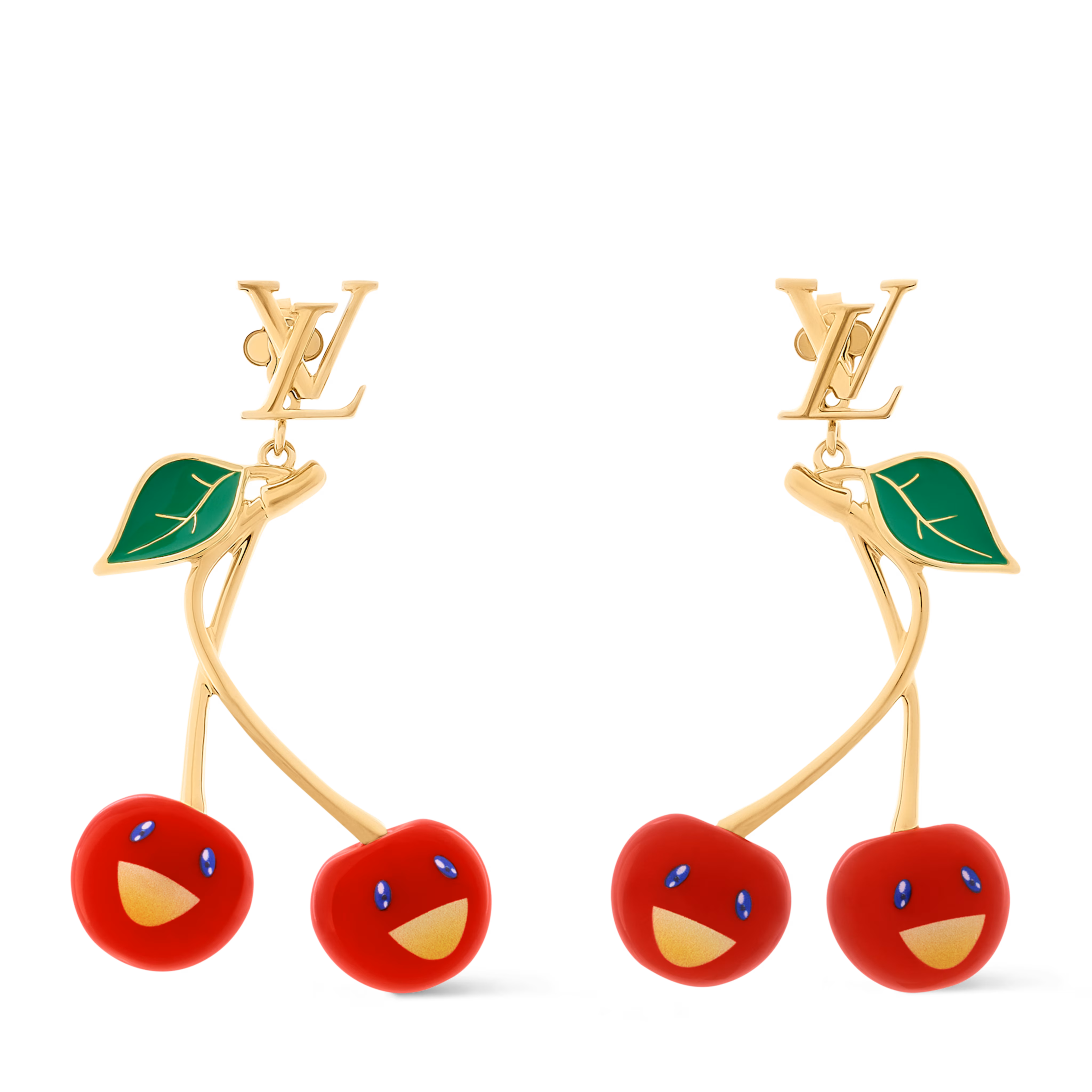 LV x TM Cerise Earrings M02808 - LuxuryEva