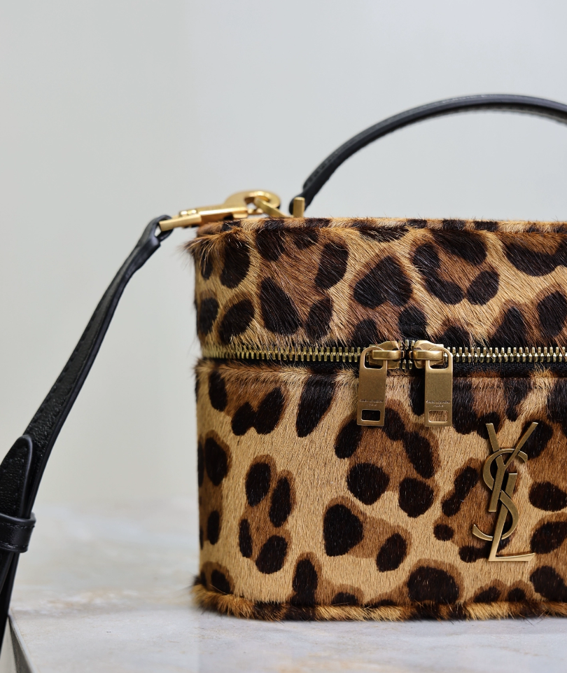 YSL GABY vanity bag in pony hair leather - LuxuryEva