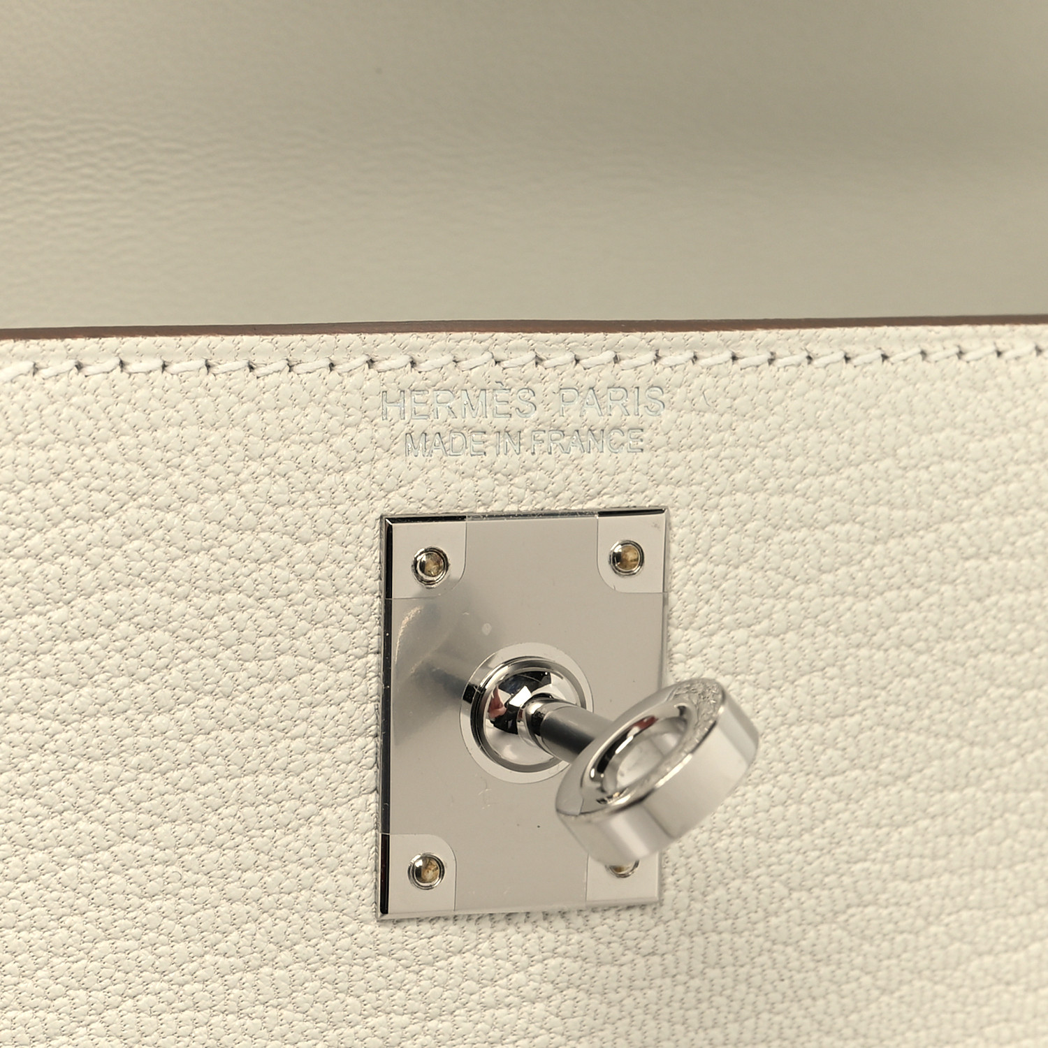 Chevre Mysore Mini Kelly Sellier 20 Mushroom - LuxuryEva