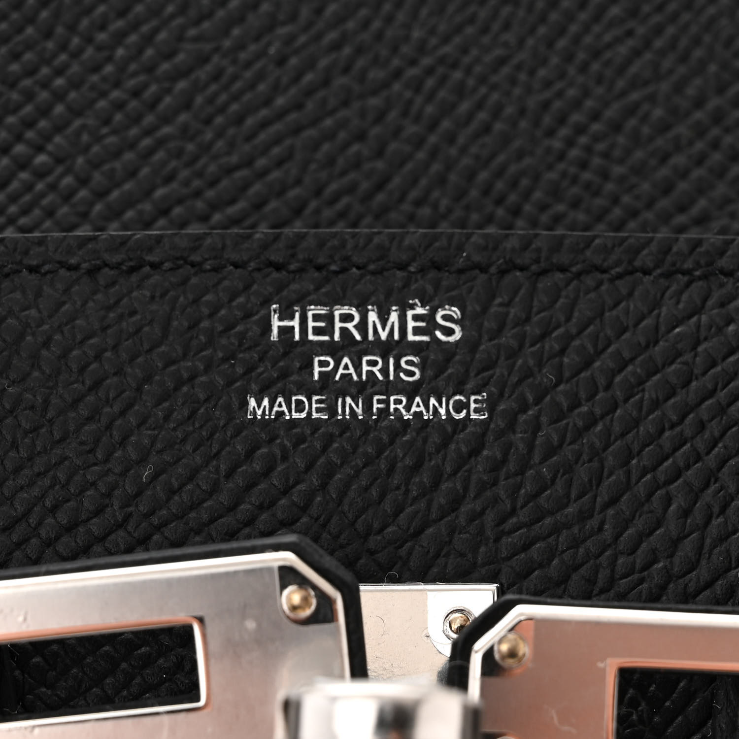 Epsom Birkin Sellier 25 Black（Silver Lock） - LuxuryEva