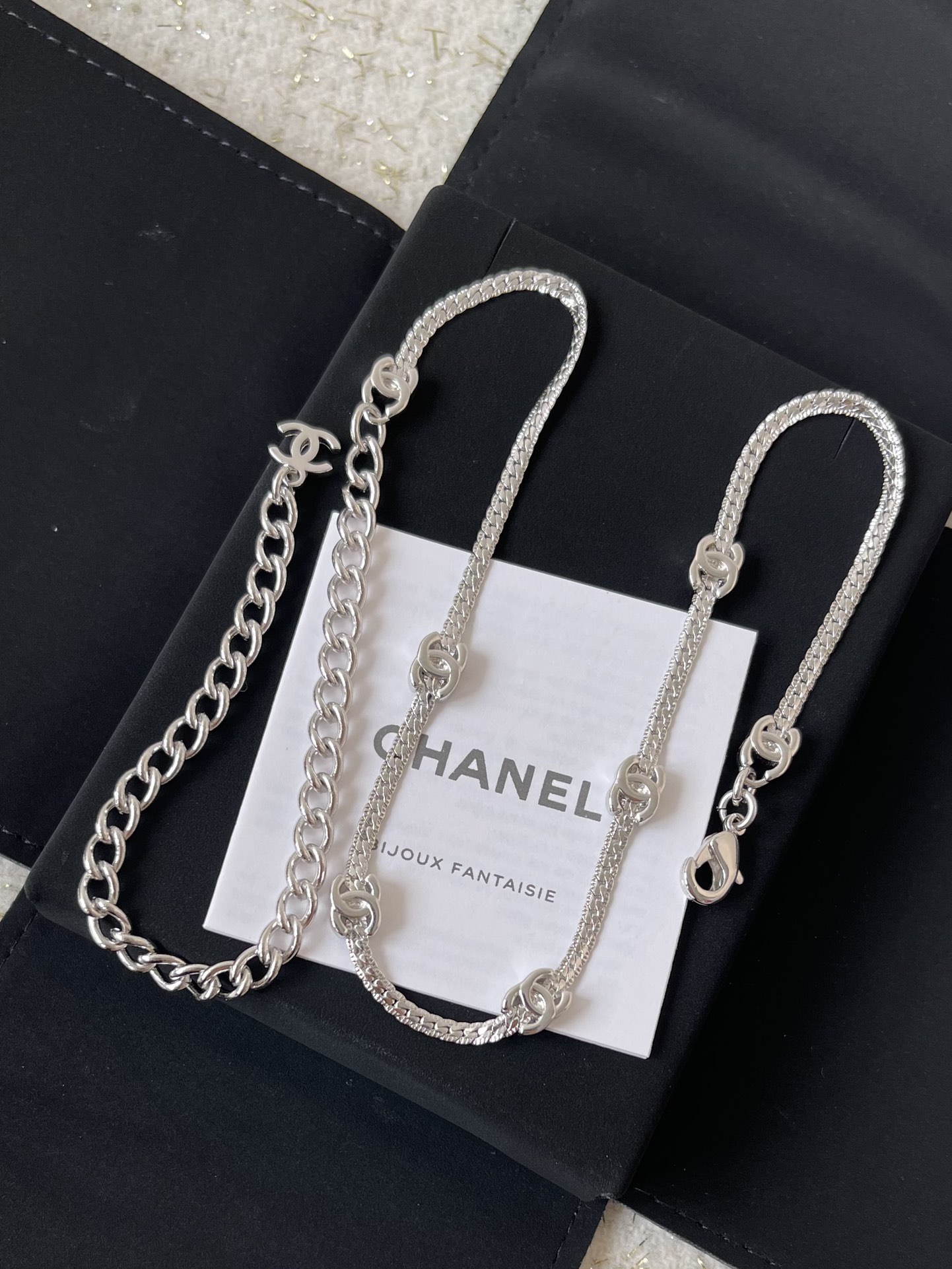 Chanel 24B Snake Chain 5C Necklace – Multi-Wear Choker - LuxuryEva