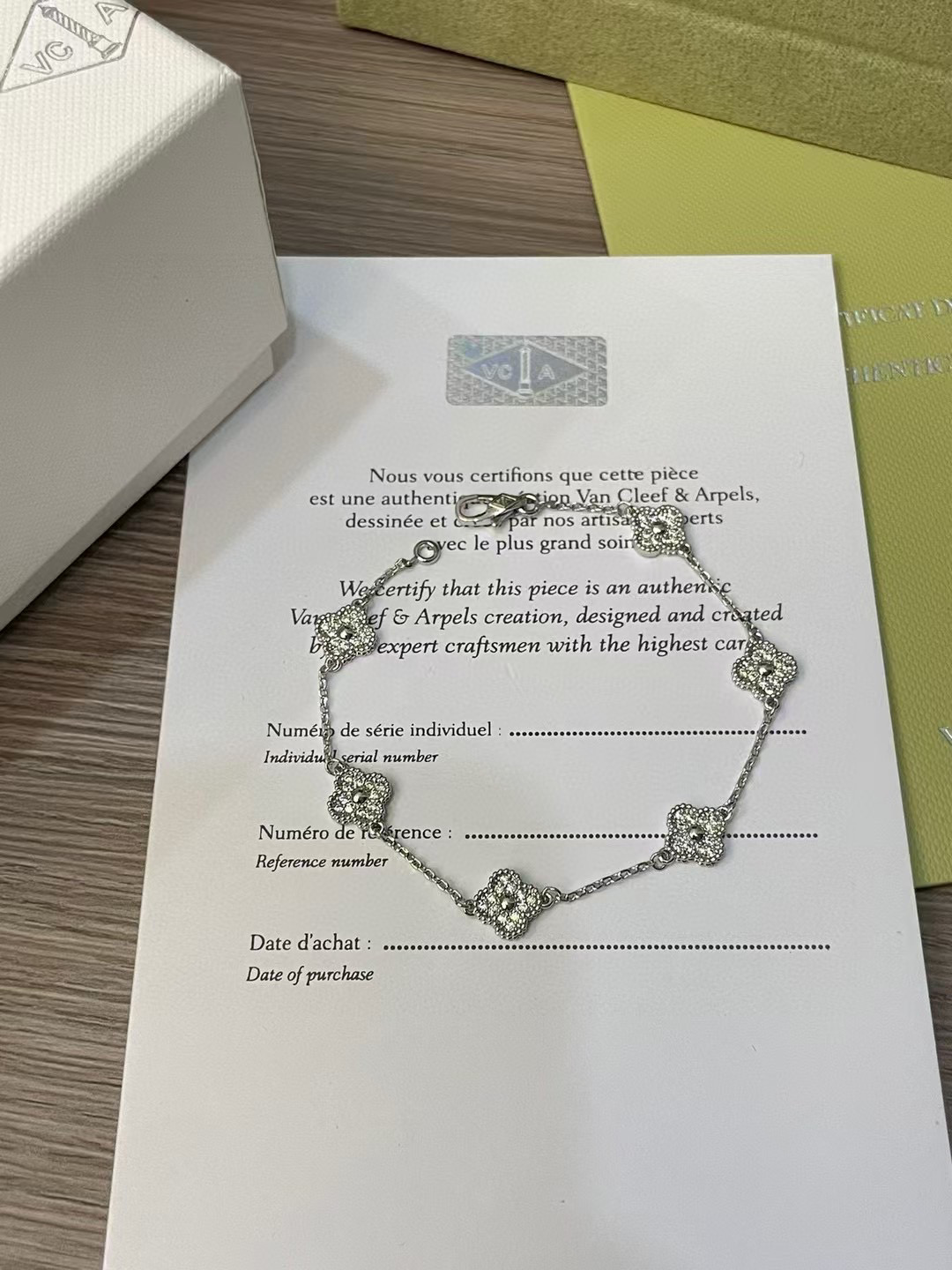 Van Cleef & Arpels Six-Motif Clover Bracelet - LuxuryEva