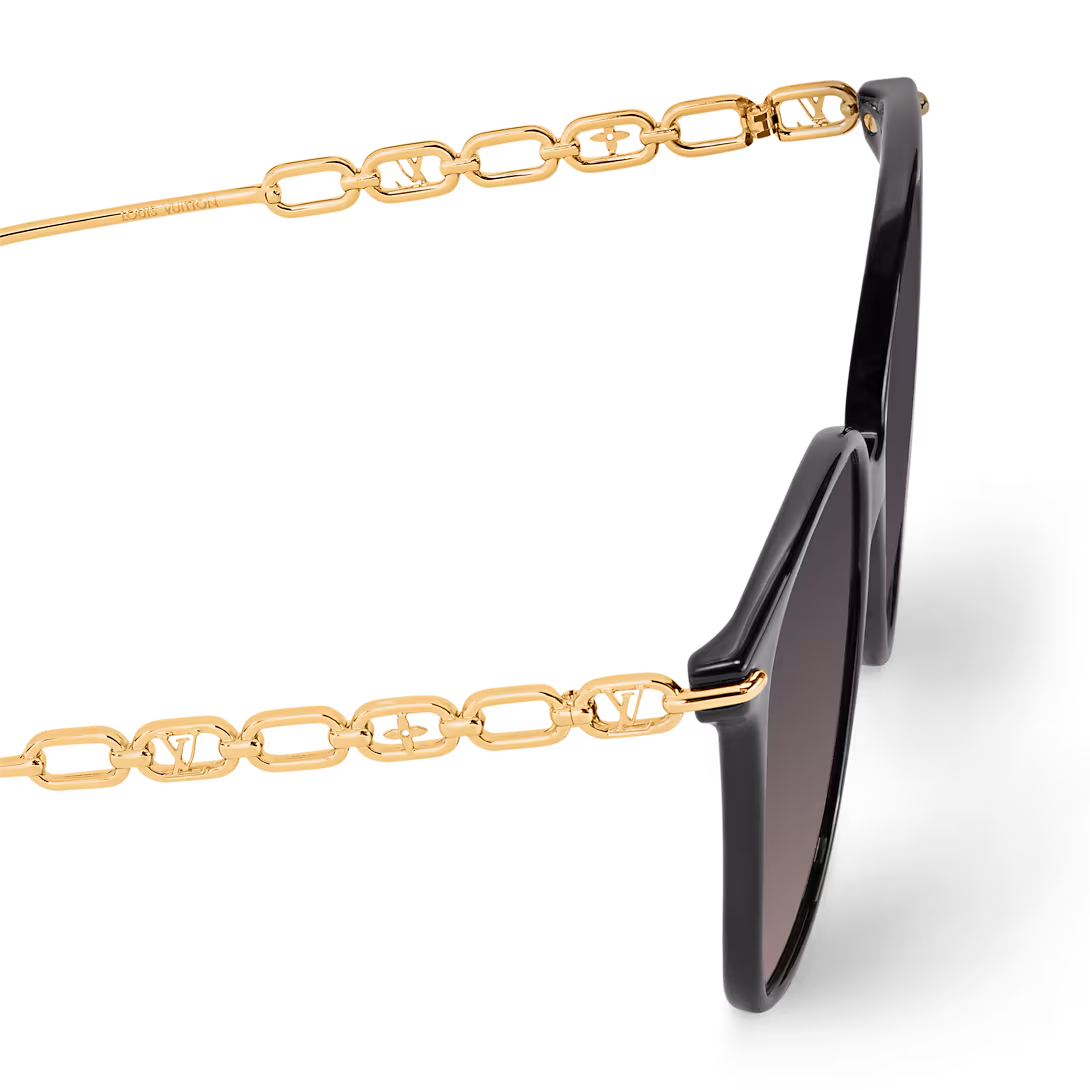 LV Z1911U My LV Chain Two Classique Square Sunglasses - LuxuryEva