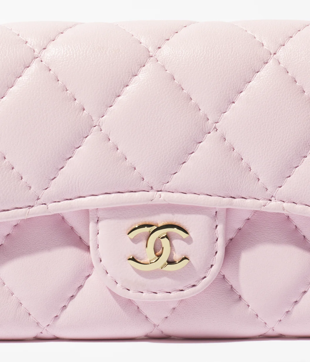 CHANEL Classic Card Holder-Light Pink - LuxuryEva