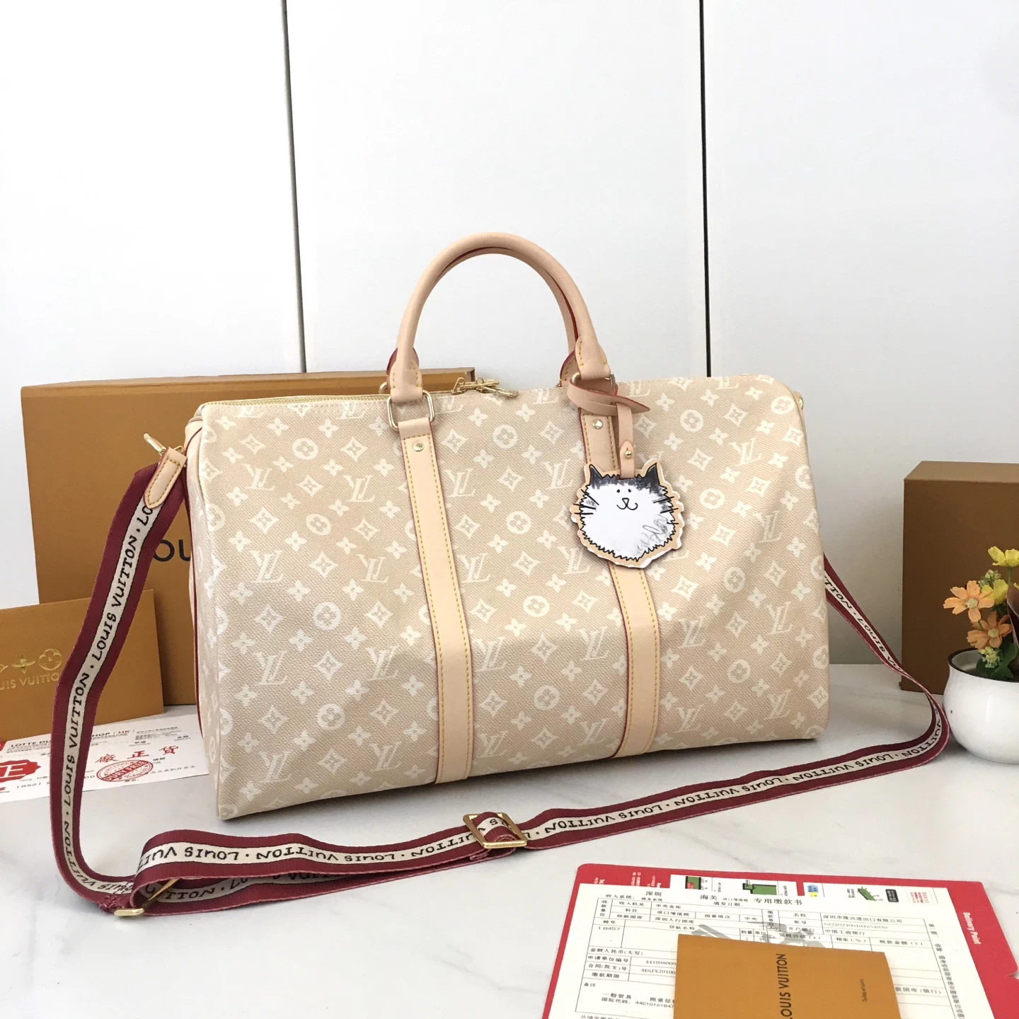 LV Keepall Bandoulière 45 M25787 - LuxuryEva