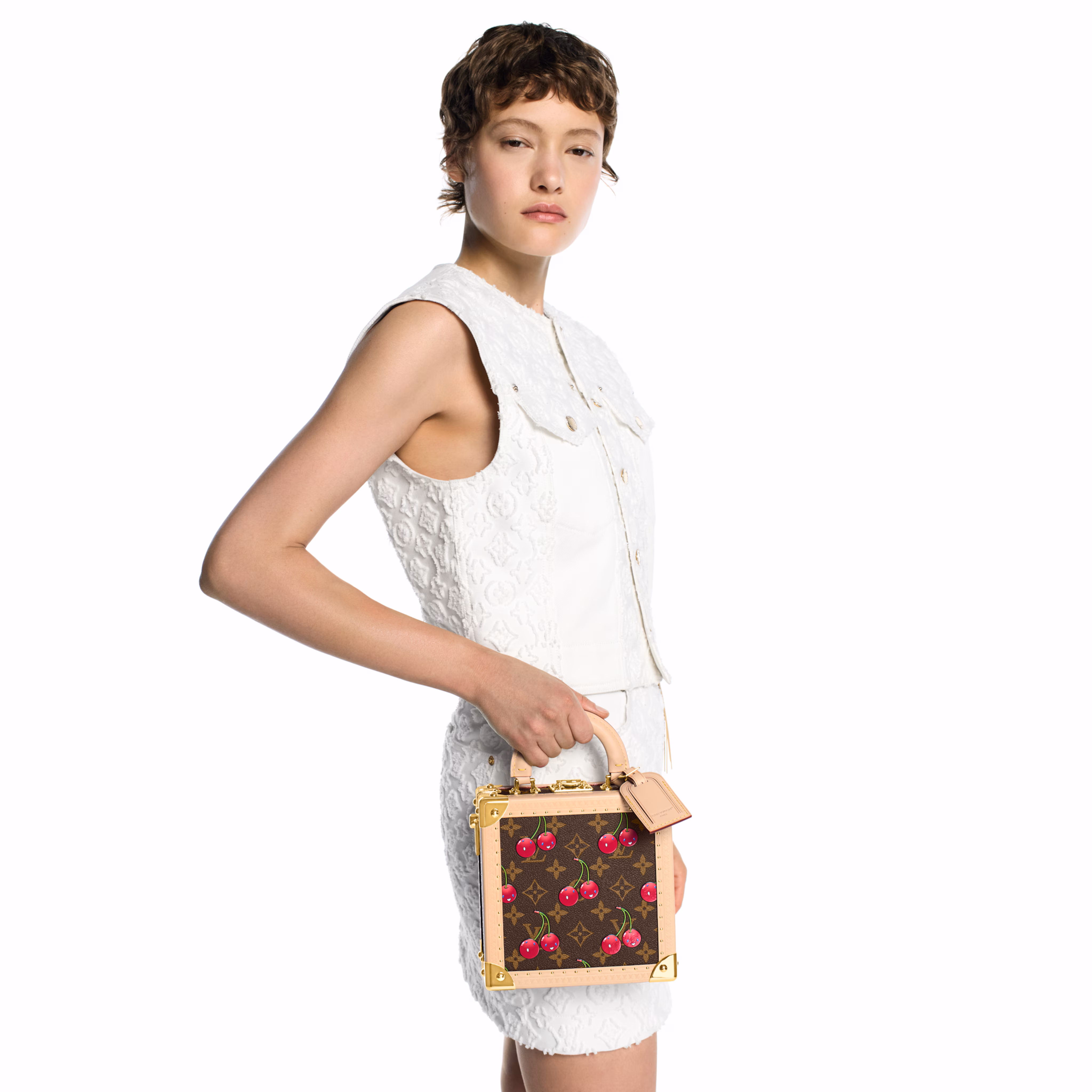 LV x TM Mini Square Trunk Cherry M14040 - LuxuryEva