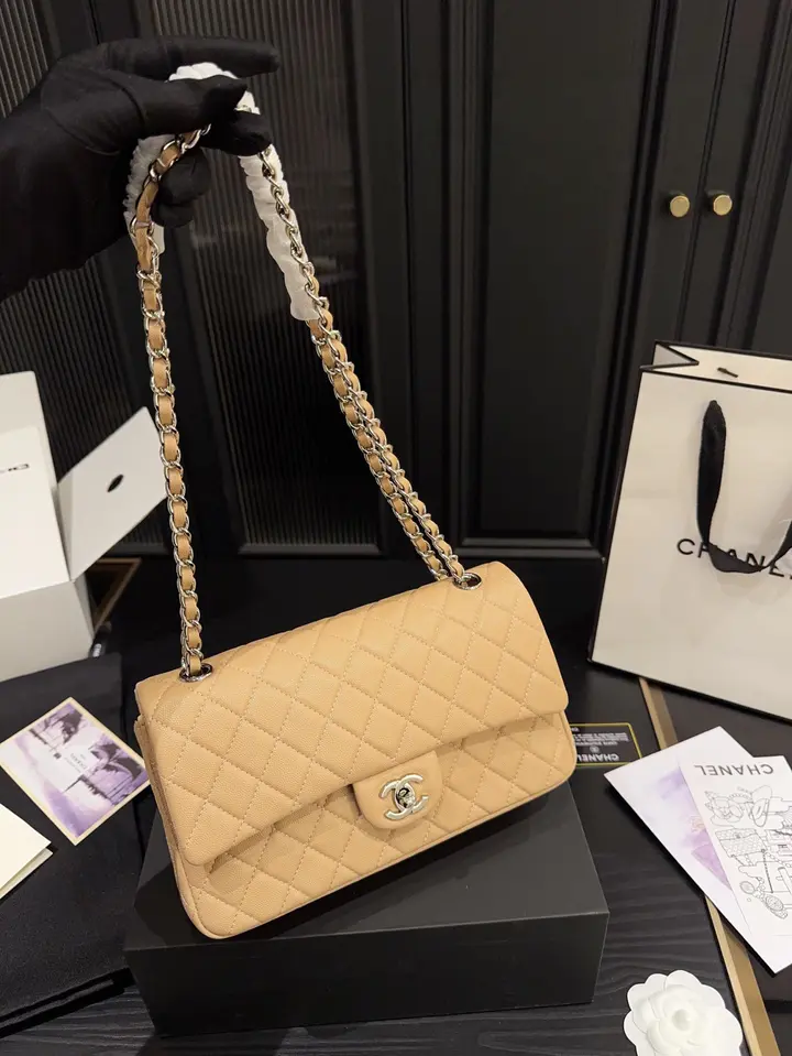 Chanel Classic Flap Bag-Caramel - LuxuryEva