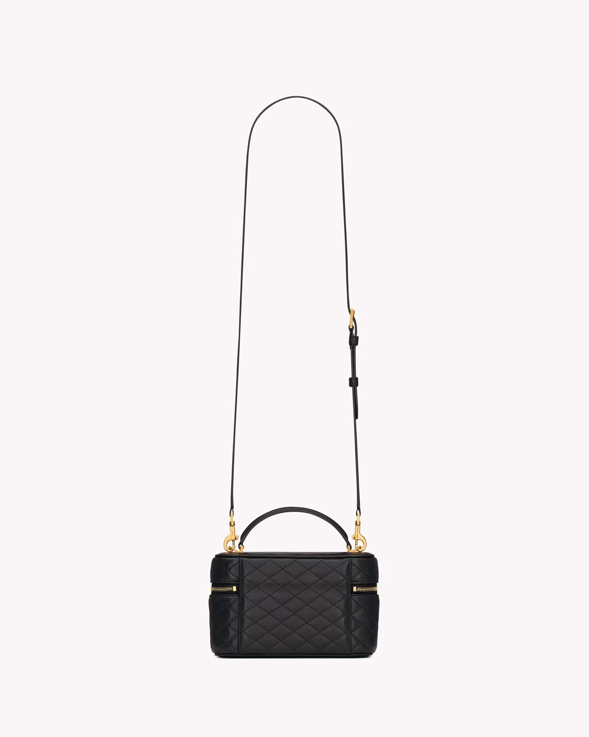 YSL GABY vanity bag in lambskin-Black - LuxuryEva