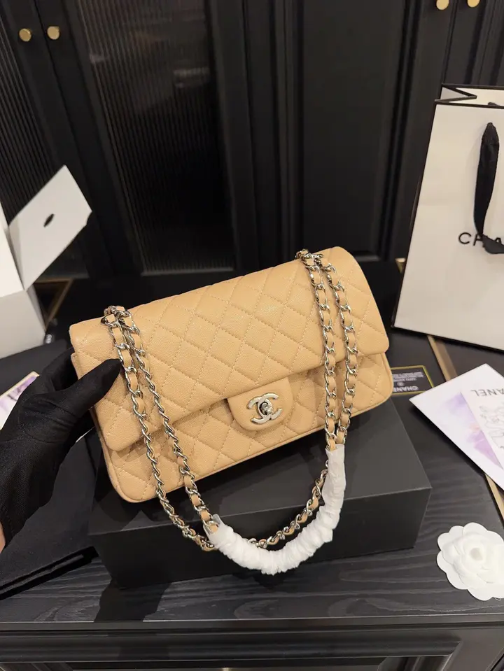 Chanel Classic Flap Bag-Caramel - LuxuryEva