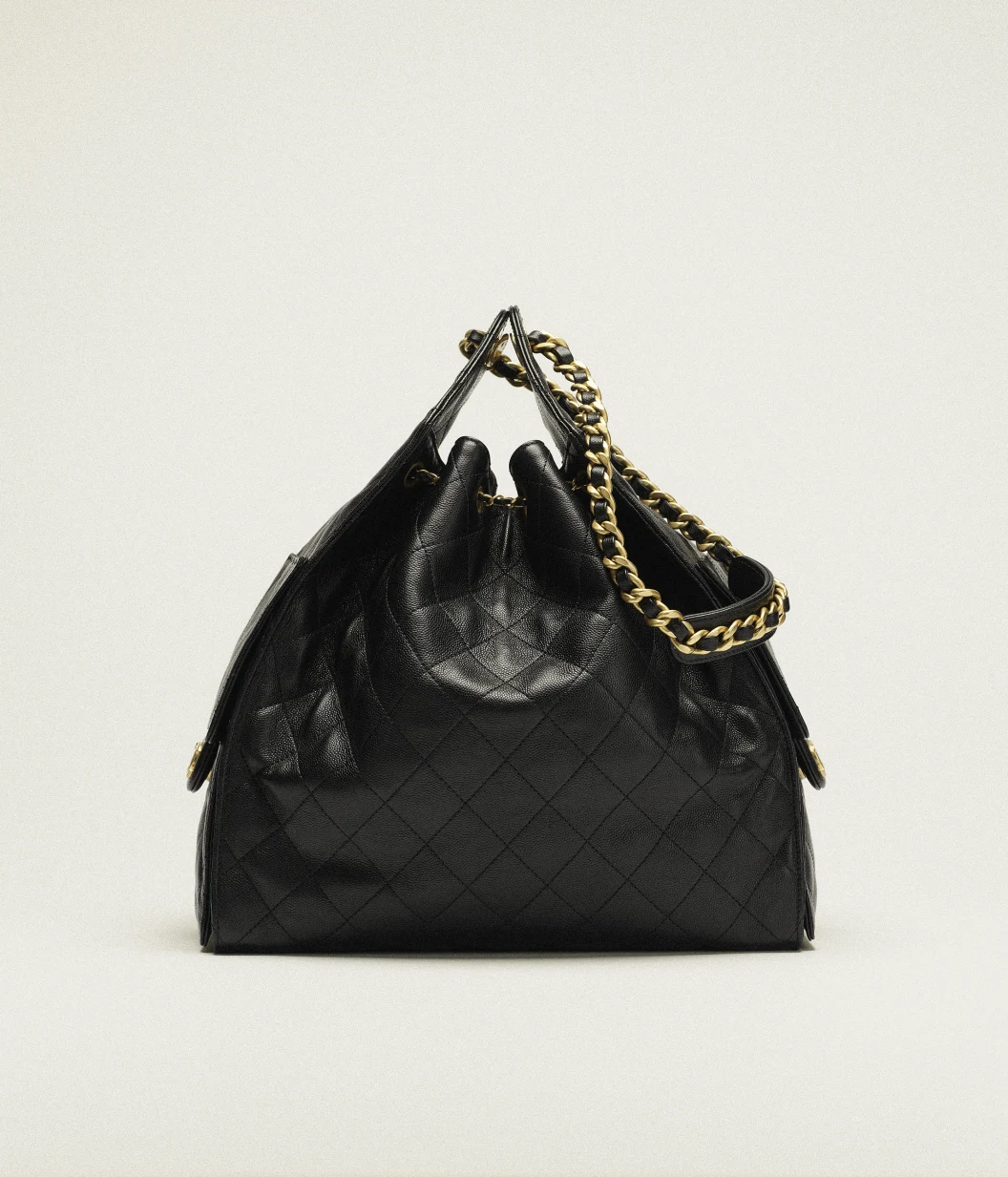 CHANEL 25 Medium Handbag Black - LuxuryEva