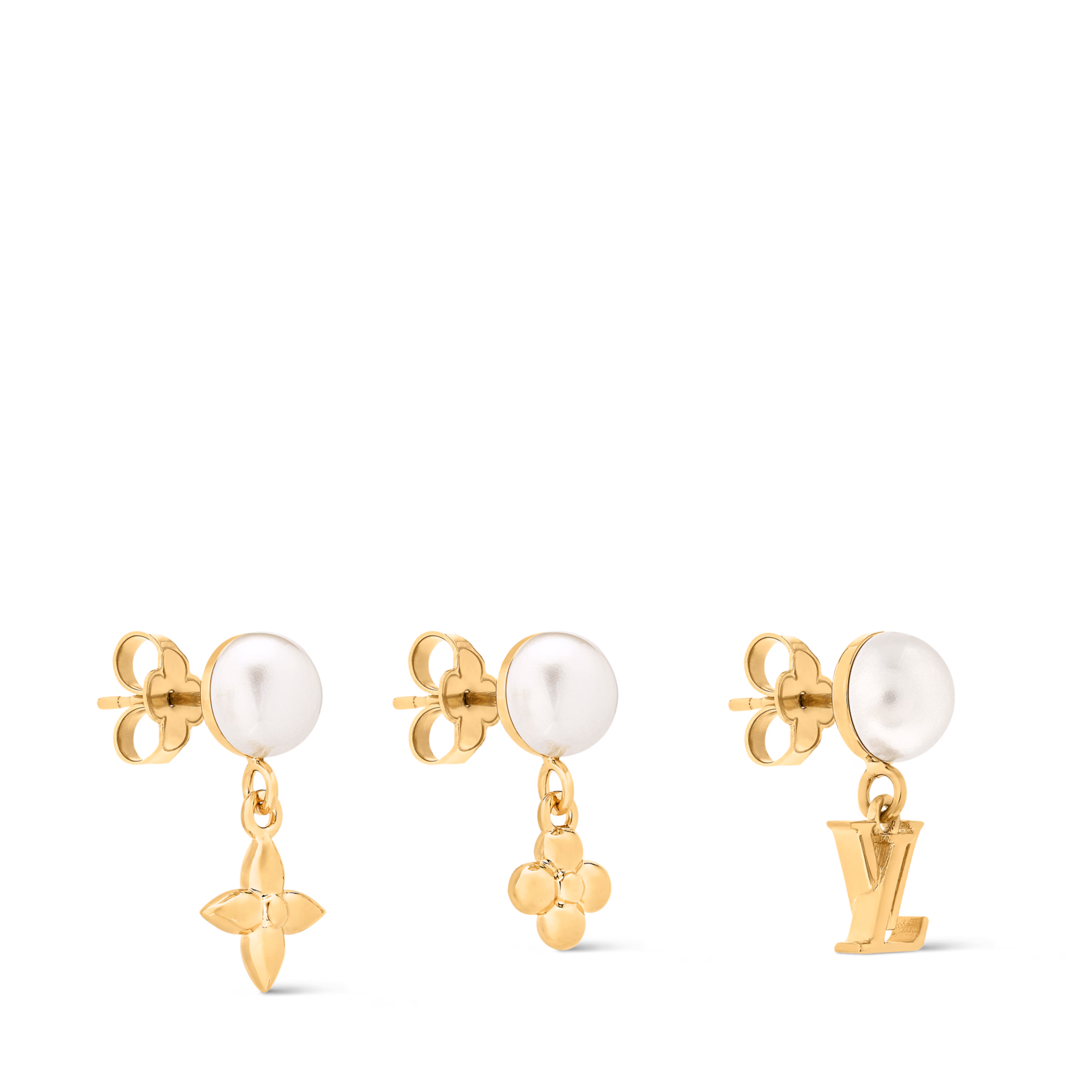 LV Pearl River Earrings M02810 - LuxuryEva