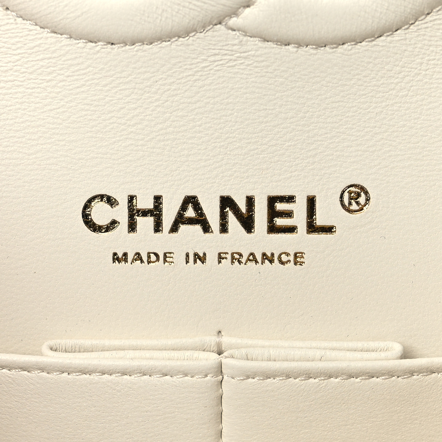 Lambskin Quilted Medium Double Flap Black White - LuxuryEva