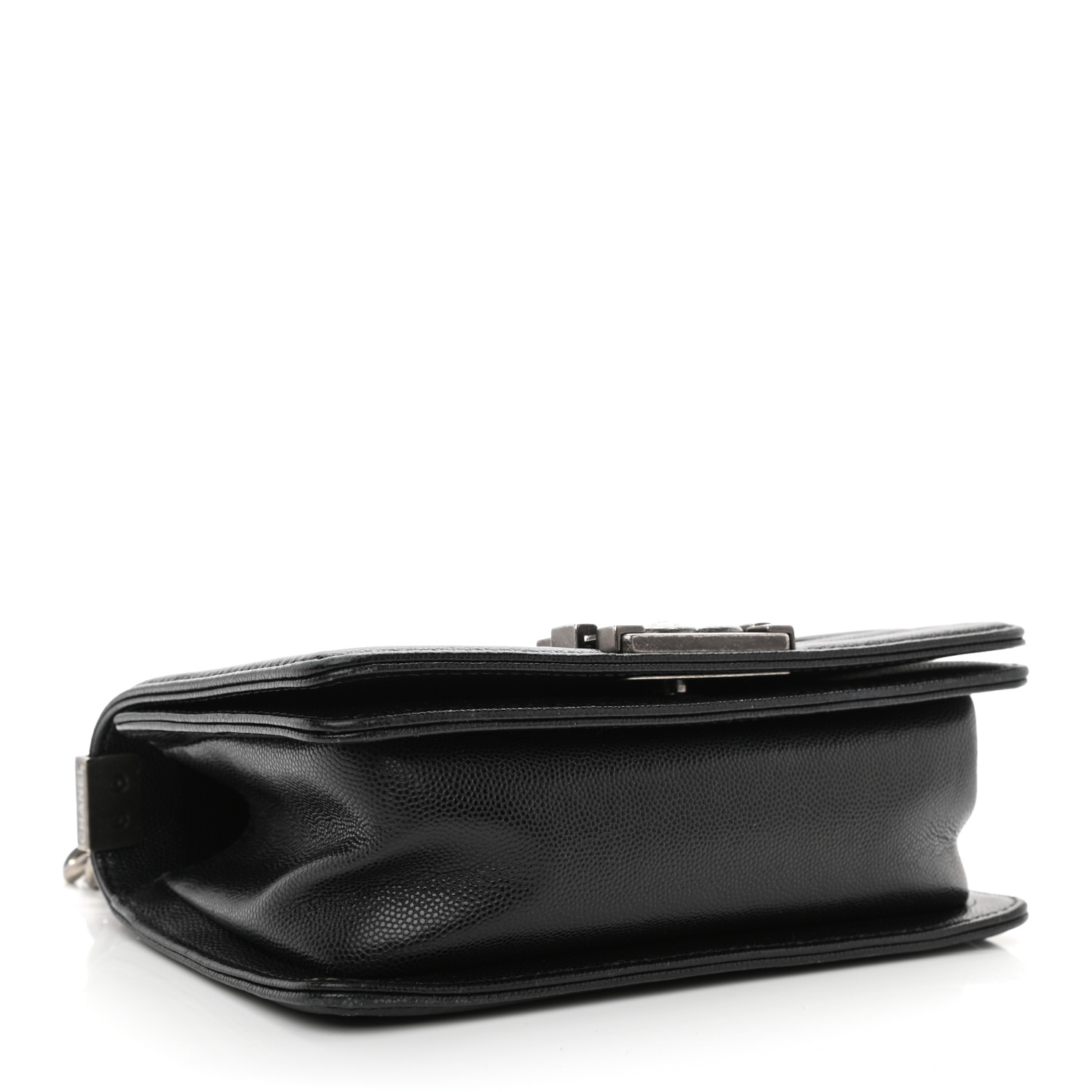 Caviar Quilted Small Boy Flap Black-silver buckle - LuxuryEva