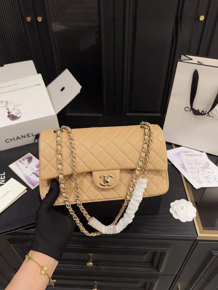 Chanel Classic Flap Bag – Caramel with Gold Hardware - LuxuryEva