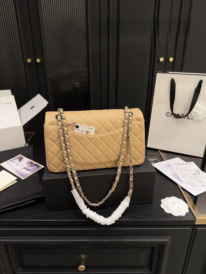 Chanel Classic Flap Bag-Caramel - LuxuryEva