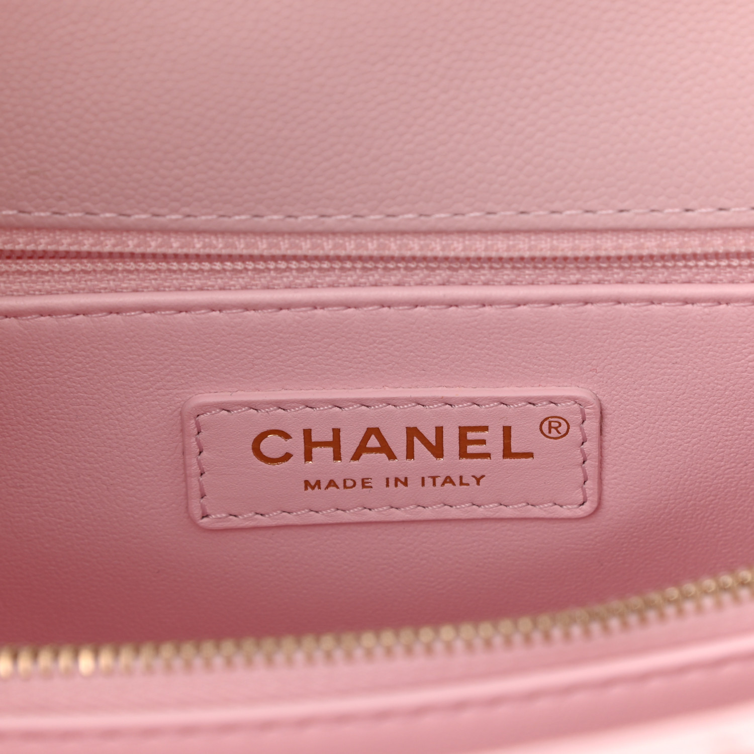 Caviar Quilted Small Coco Handle Flap Light Pink - LuxuryEva