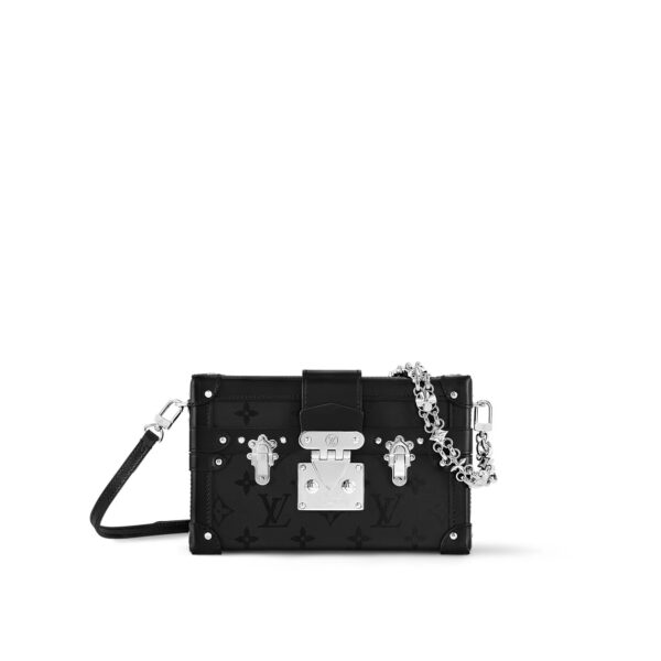 Louis Vuitton M11324 Petite Malle Black - LuxuryEva