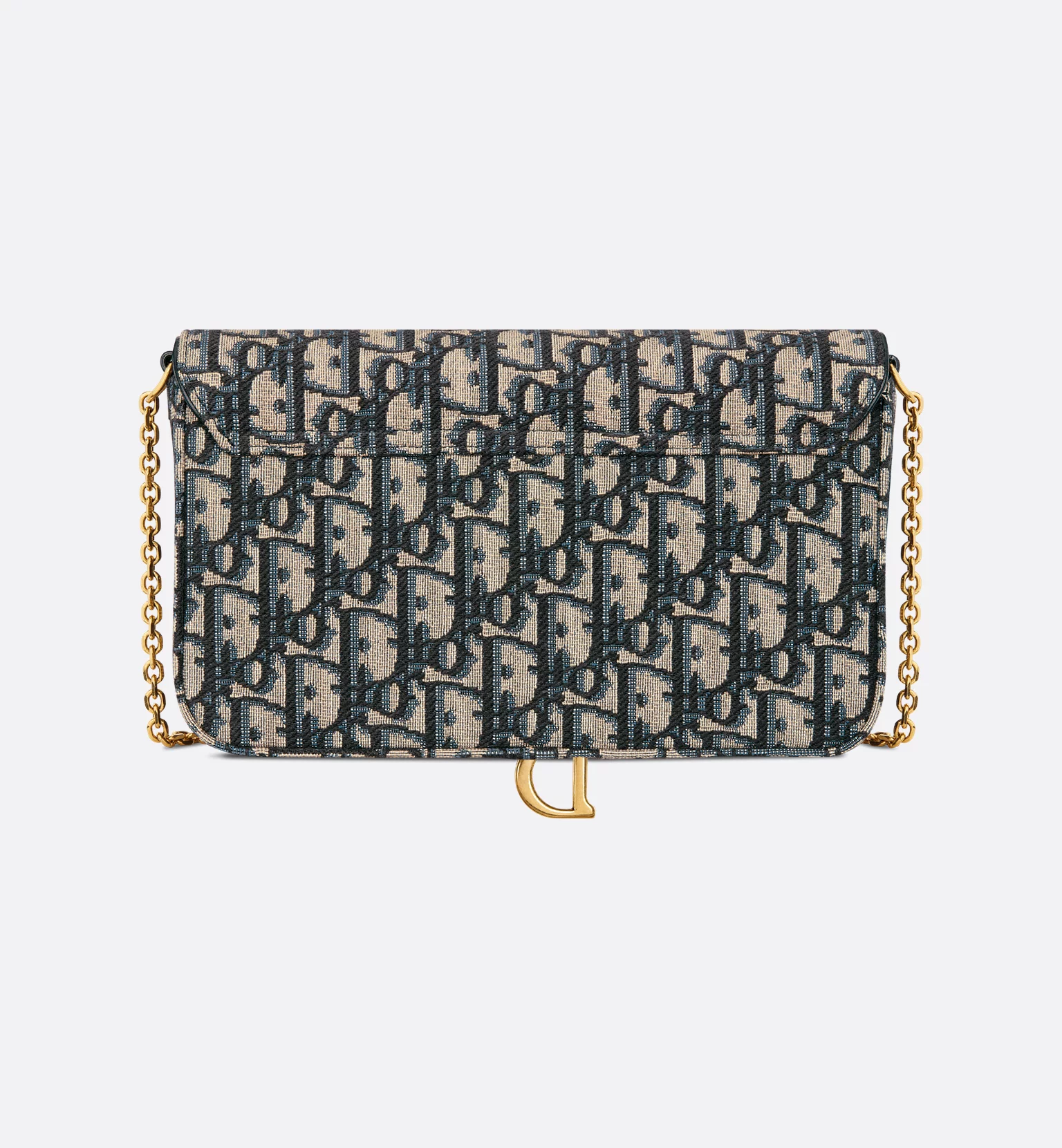 Medium Saddle Pouch with Chain - LuxuryEva