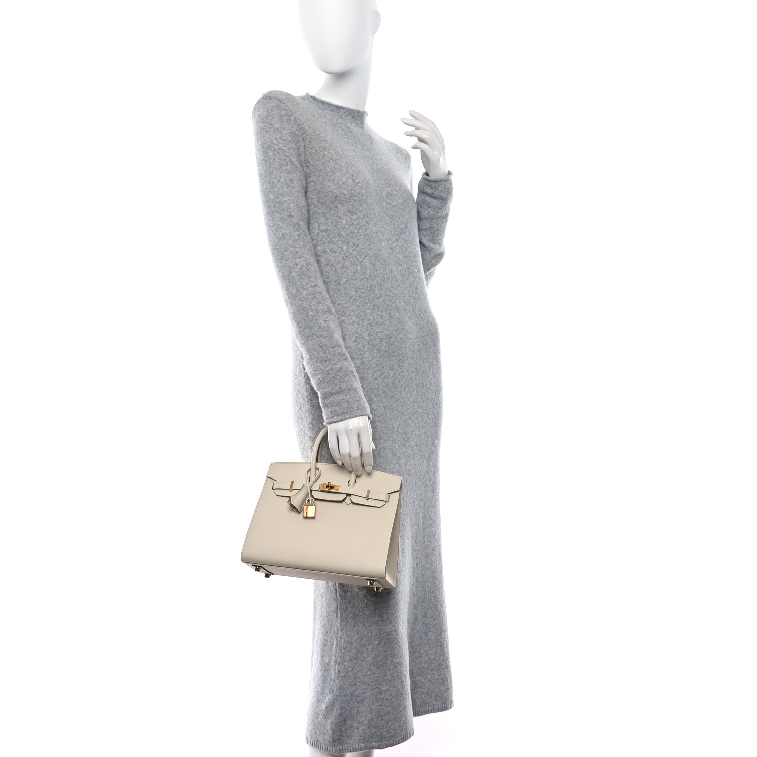 Epsom Birkin Sellier 25 Craie - LuxuryEva