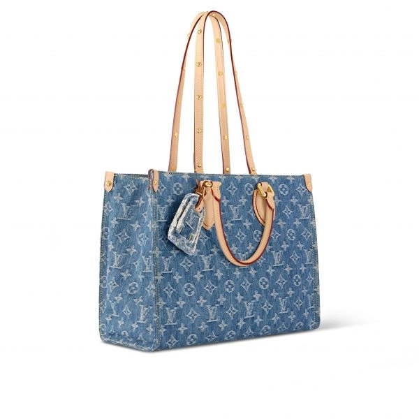 【🔥Special Offers🔥】Louis Vuitton M46871 OnTheGo MM Denim Blue - LuxuryEva
