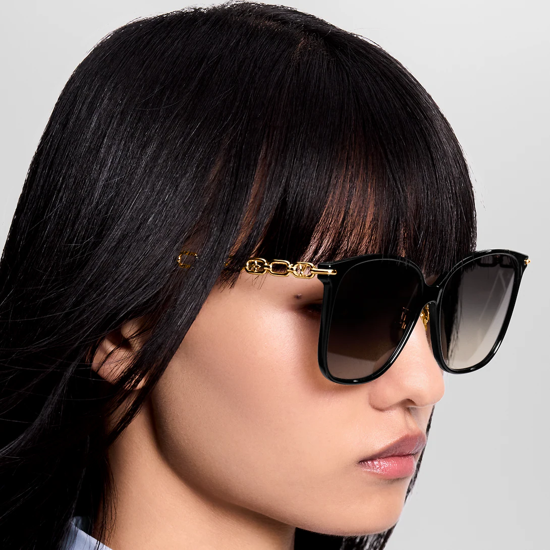 LV Z1911U My LV Chain Two Classique Square Sunglasses - LuxuryEva