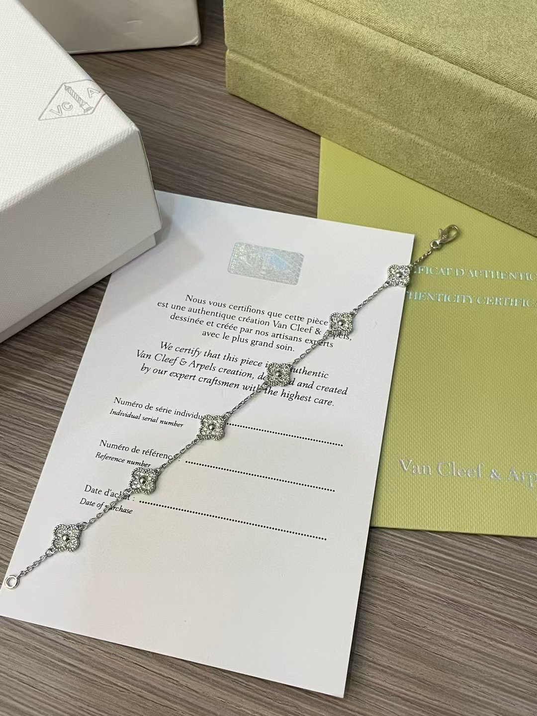 Van Cleef & Arpels Six-Motif Clover Bracelet - LuxuryEva