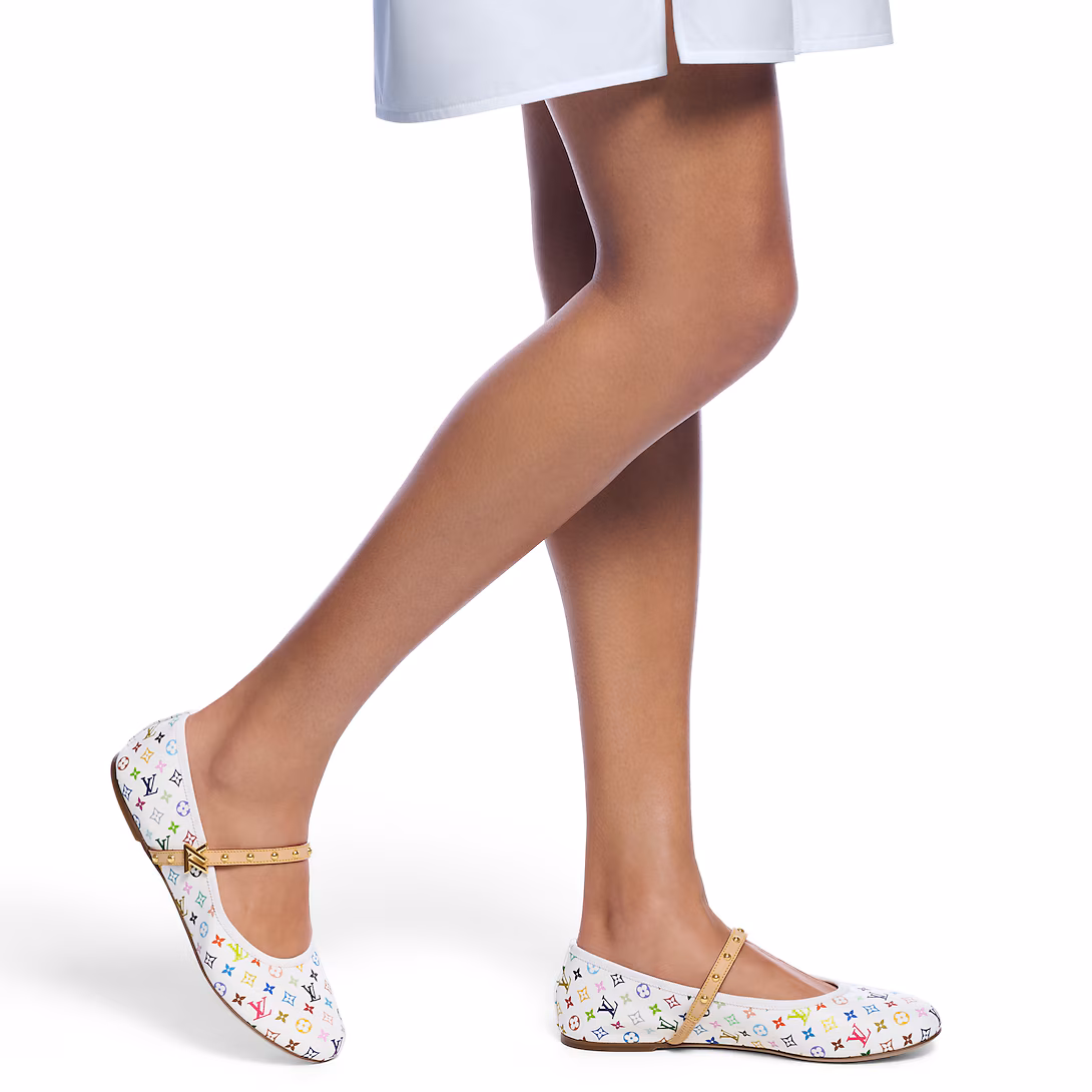 LV x TM Romy Flat Ballerina 1AGVFT - LuxuryEva