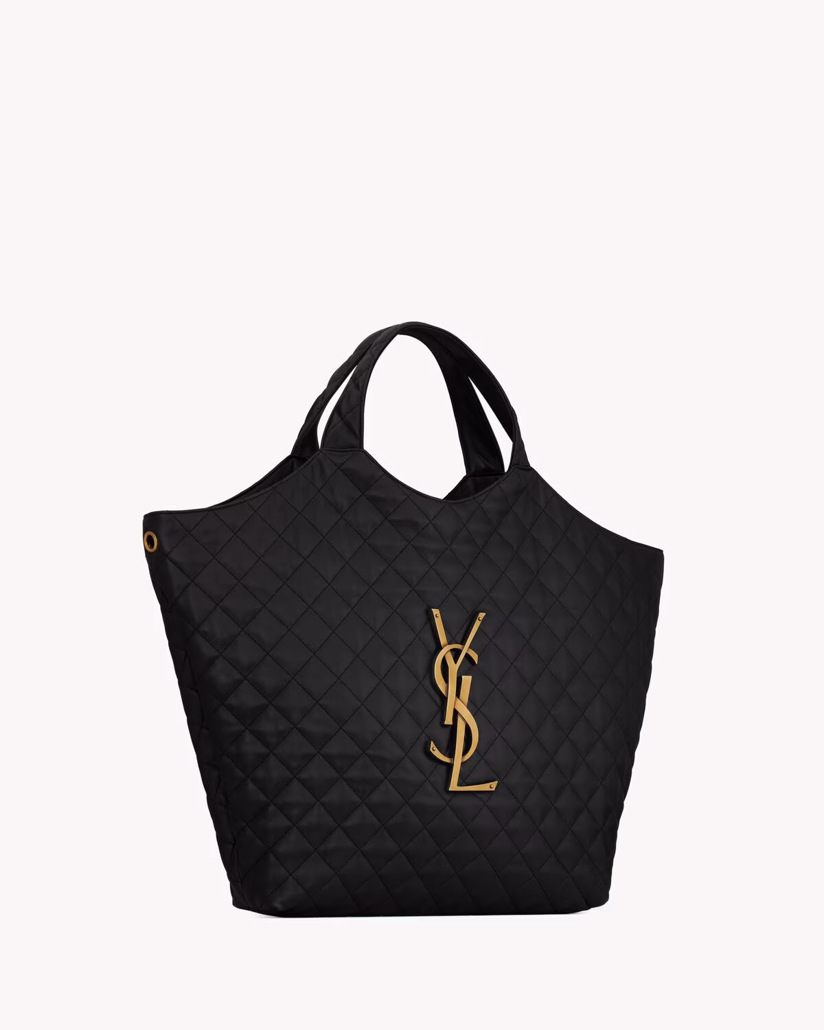 YSL ICARE in quilted lambskin-BLACK - LuxuryEva